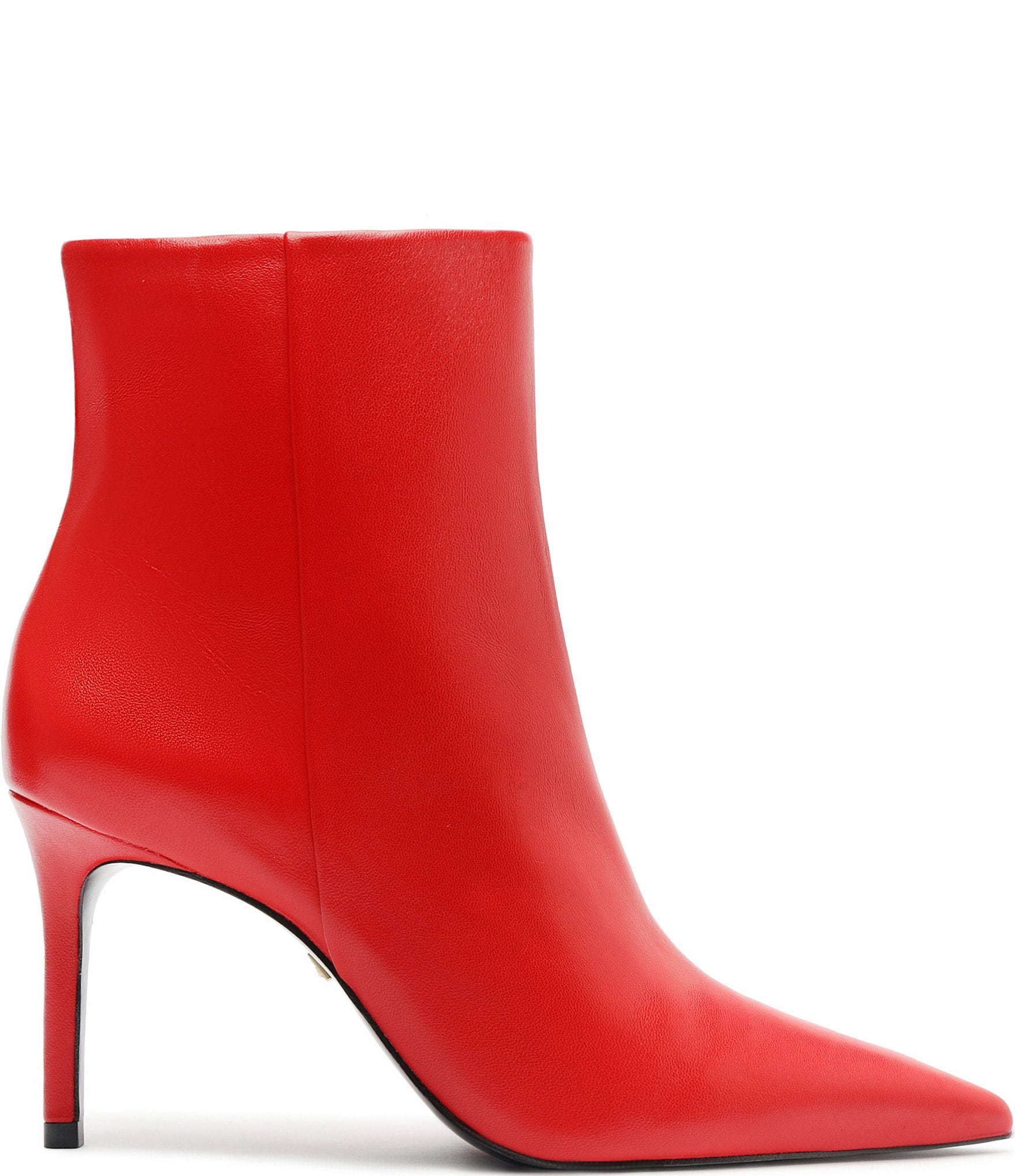 Schutz Mikki Leather Dress Booties