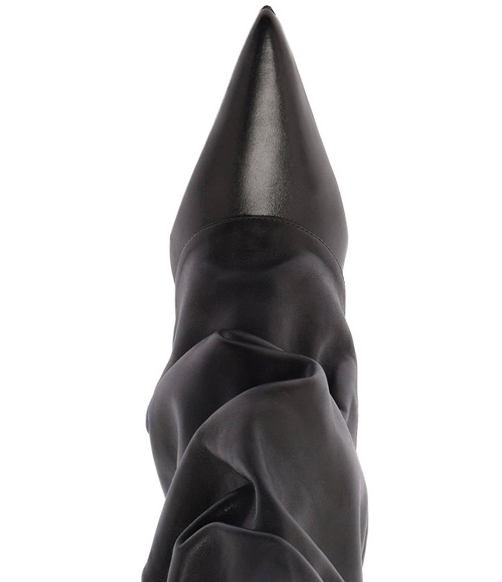 Schutz Mikki Up Cloak Leather Tall Boots