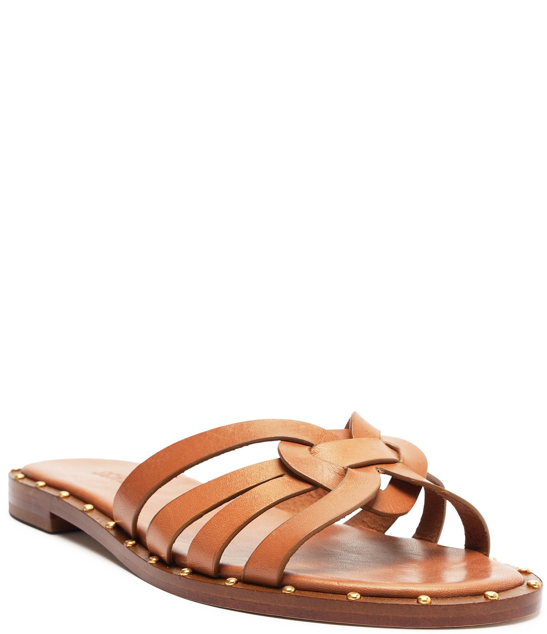 Flat 2025 leather sandals