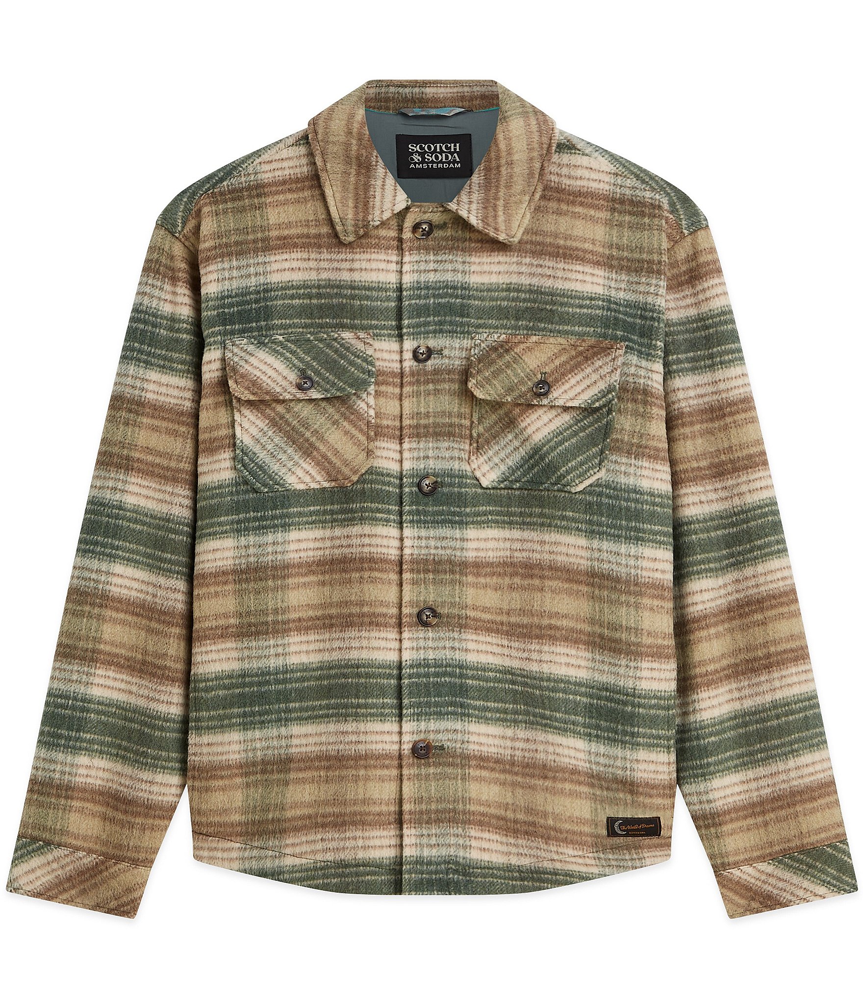 Scotch & Soda Plaid Overshirt