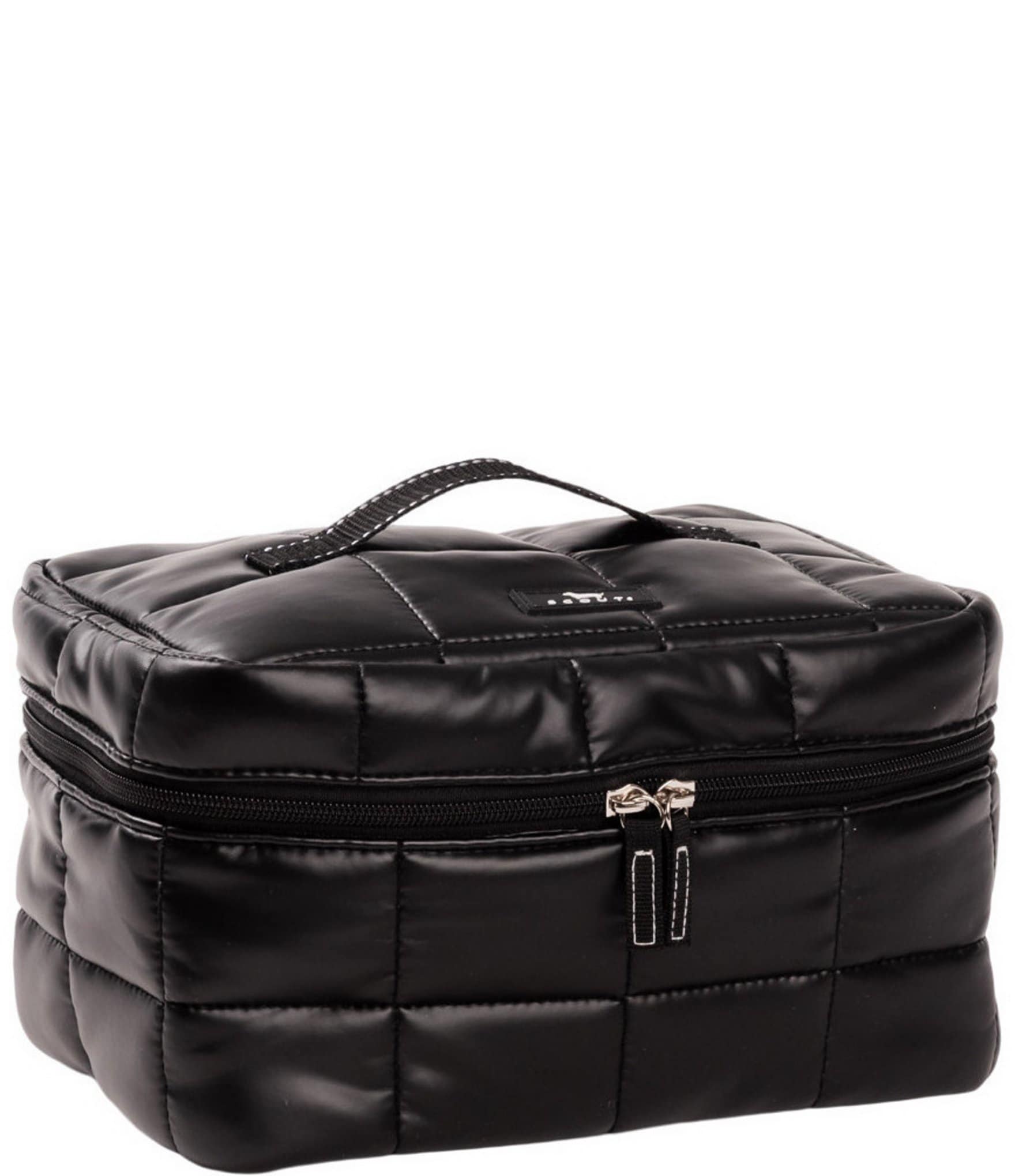 SCOUT All Aboard Medium Quilted Train Case