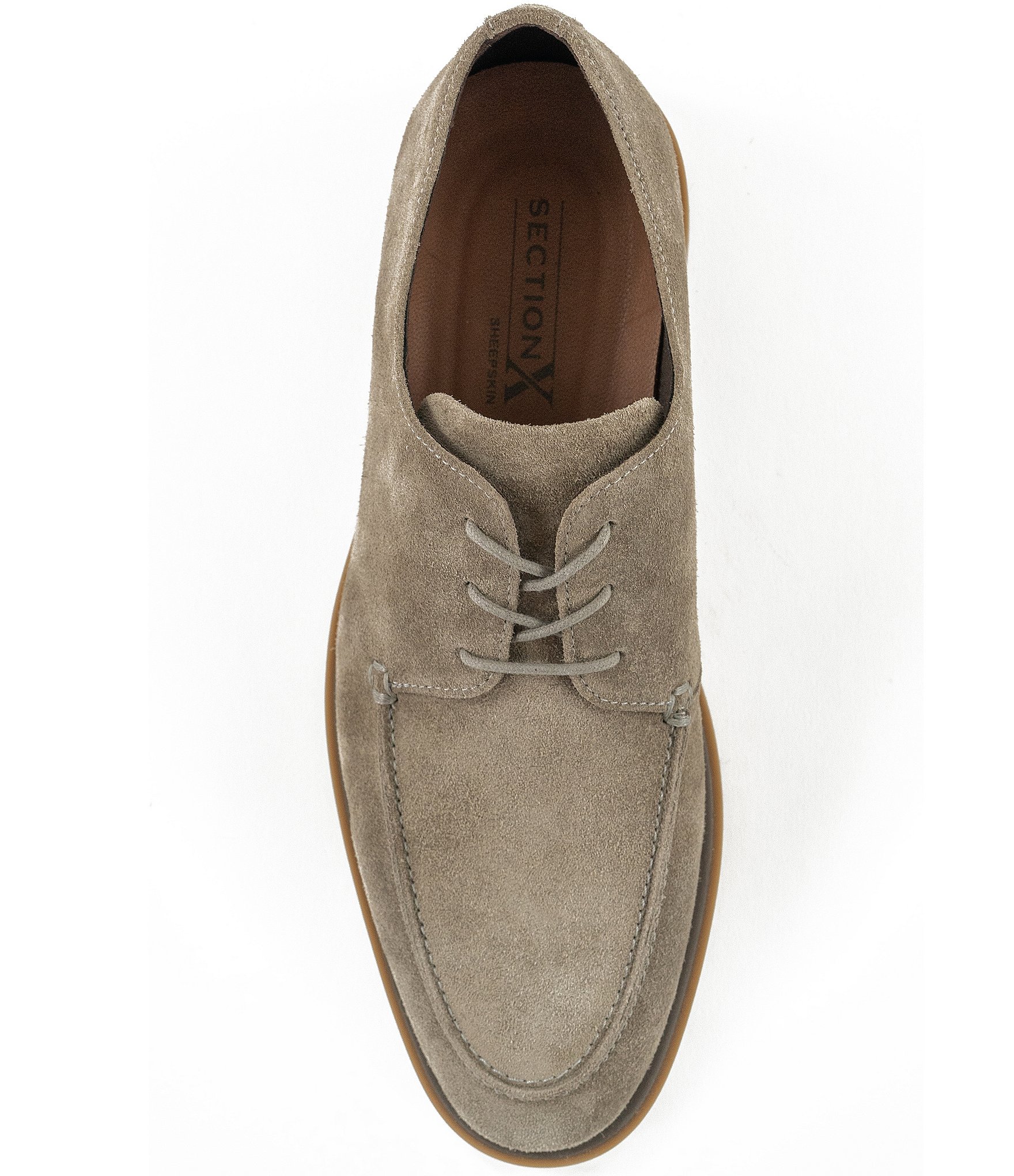 Section X Men's Bond Apron Toe Oiled Suede Oxfords