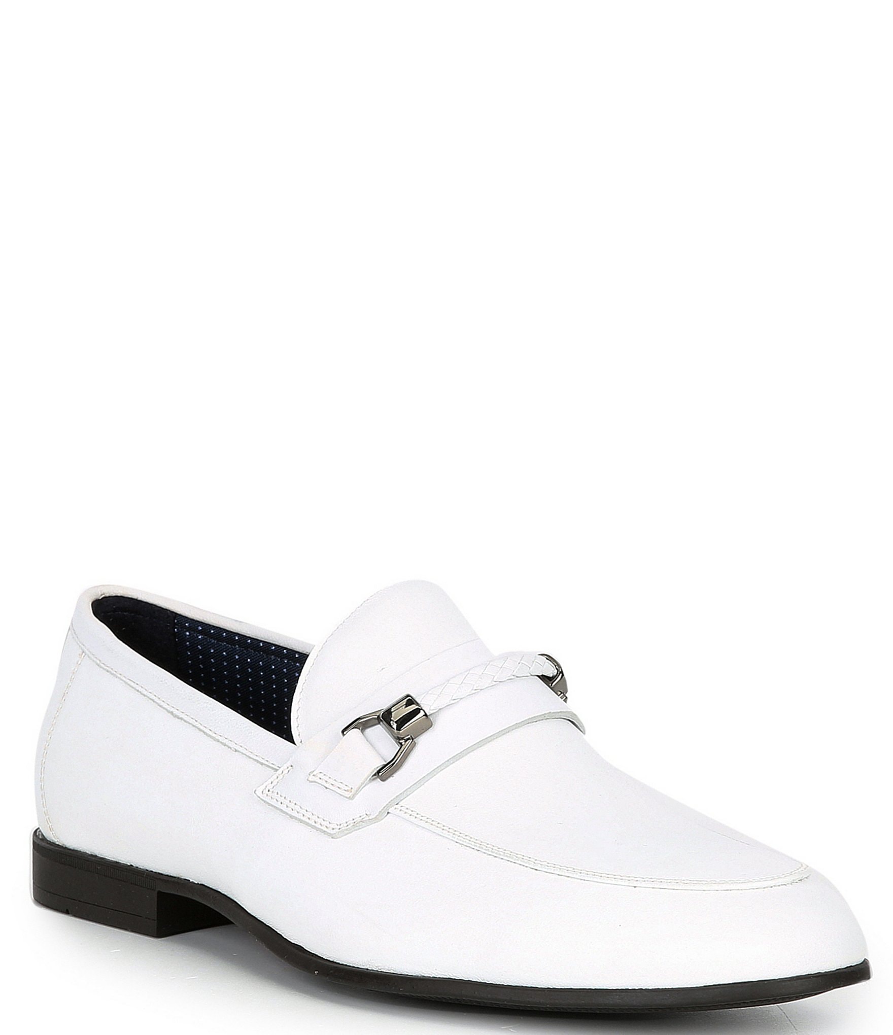 Dobell White Patent Contemporary Dress Shoes | Dobell