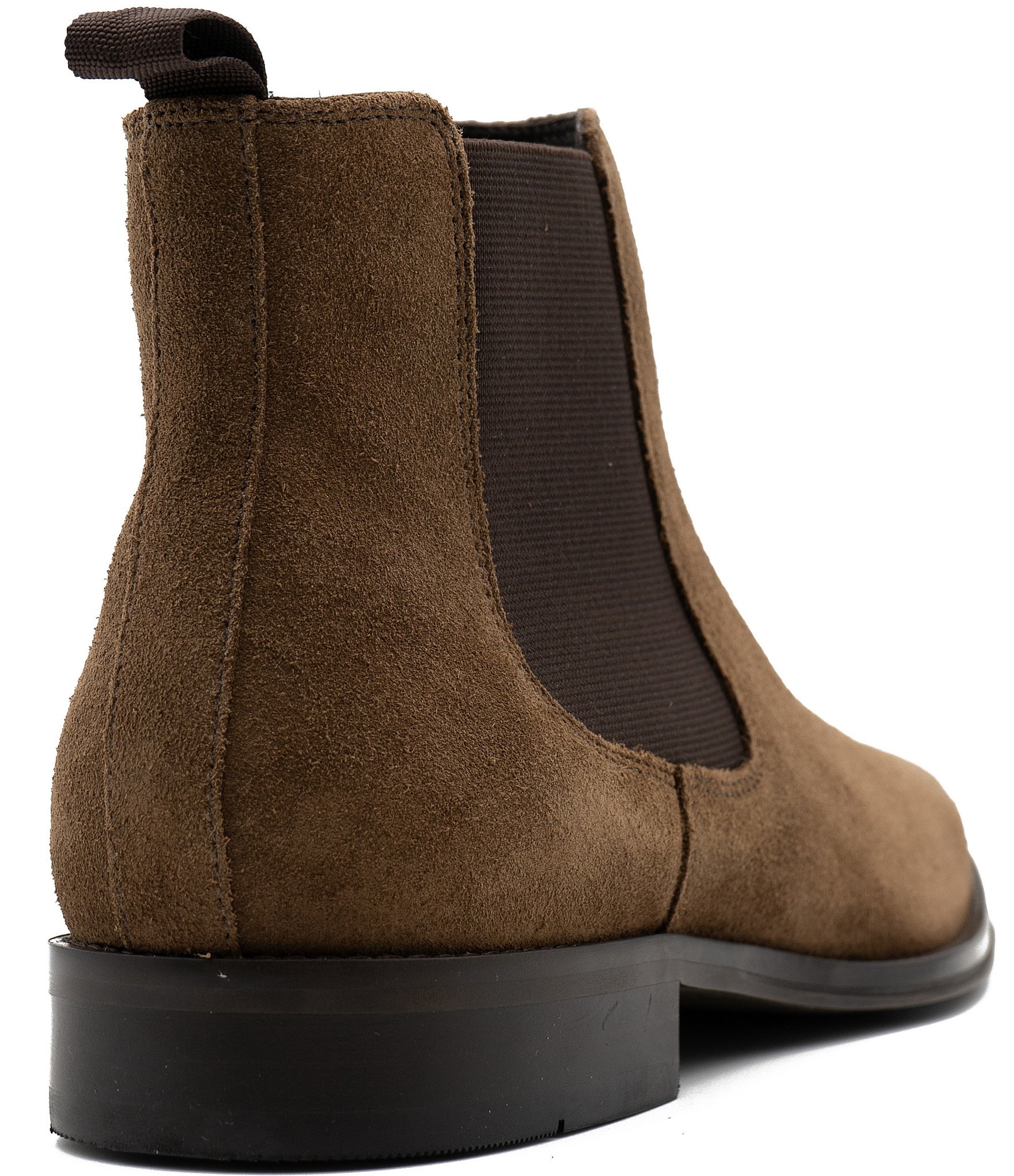 Section X Men's Steven Zip Suede Chelsea Boots