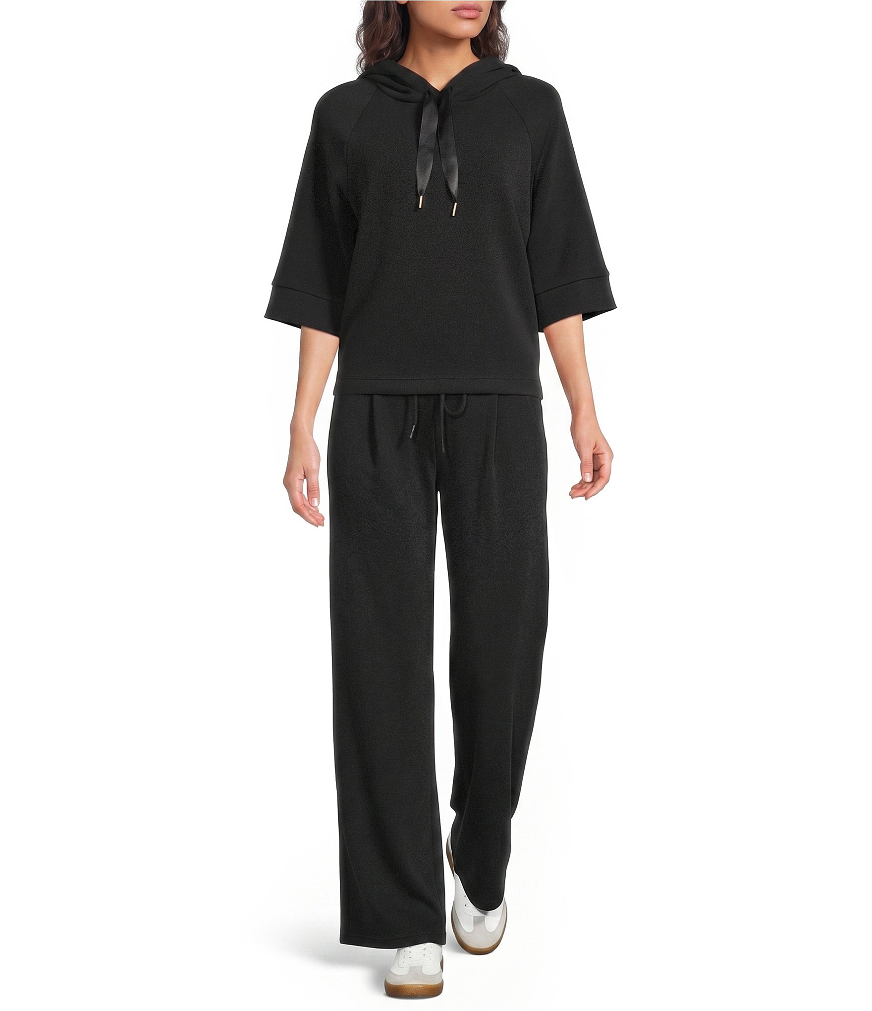 See and Be Seen Coordinating Knit Wide Leg Pants