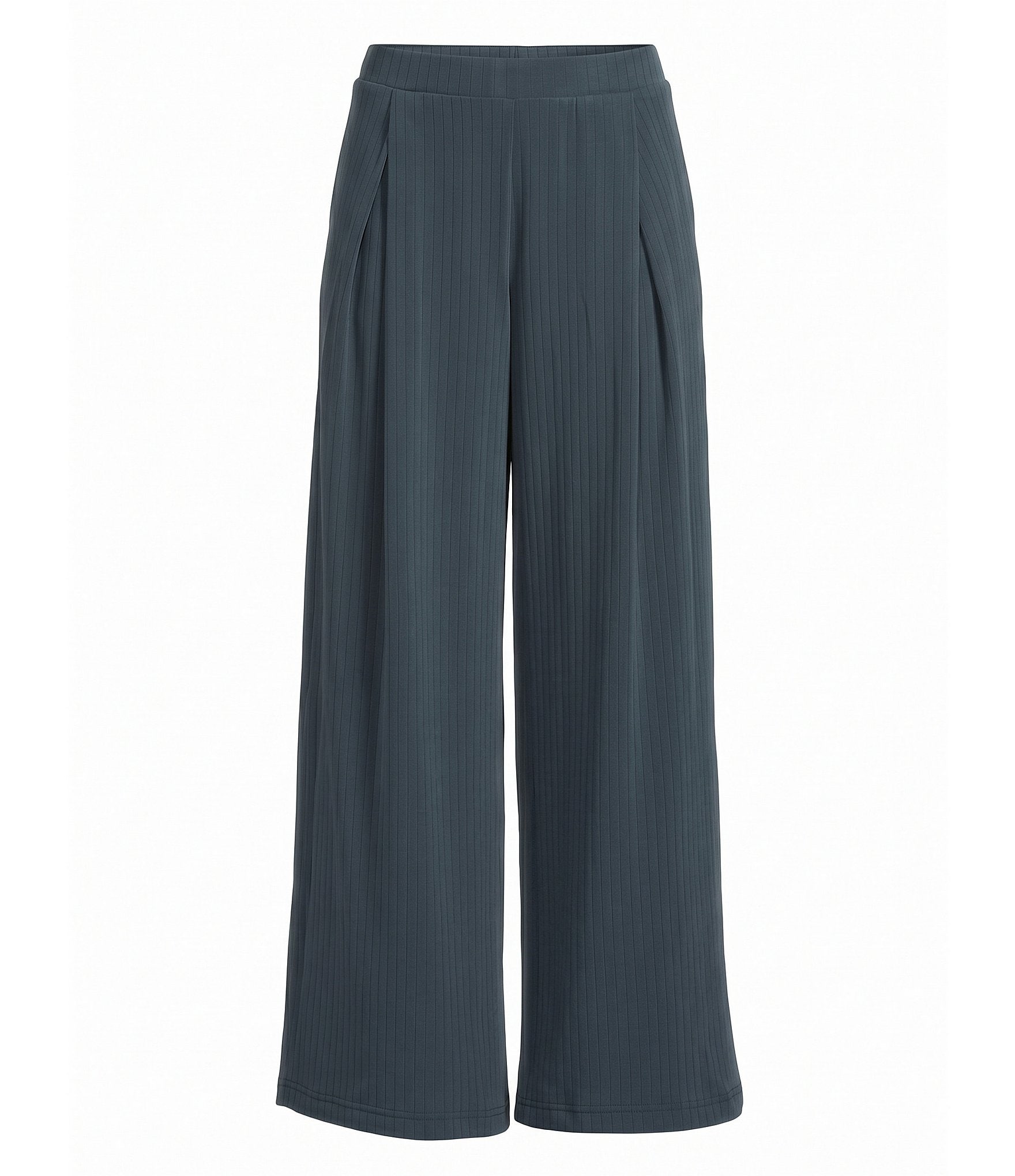 See and Be Seen Stripe Wide Leg Pull-On Coordinating Pants