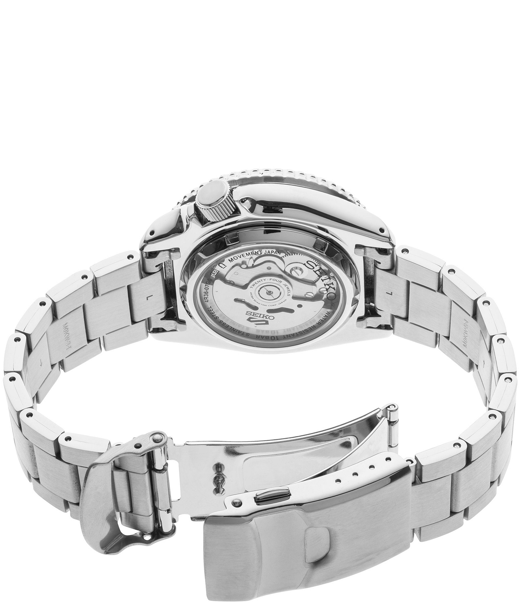 Seiko Men's Seiko 5 Sports Automatic Stainless Steel Bracelet Watch