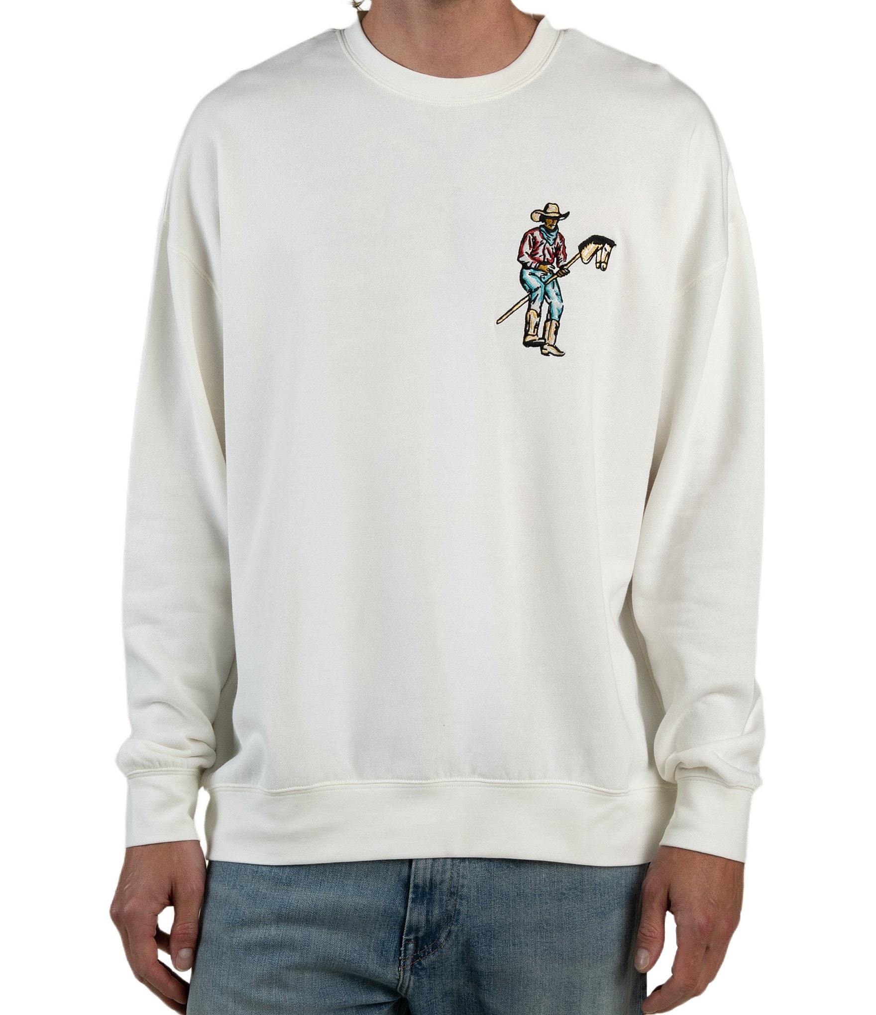 Sendero Provisions Co. Stick Cowboy Horse Fleece Sweatshirt