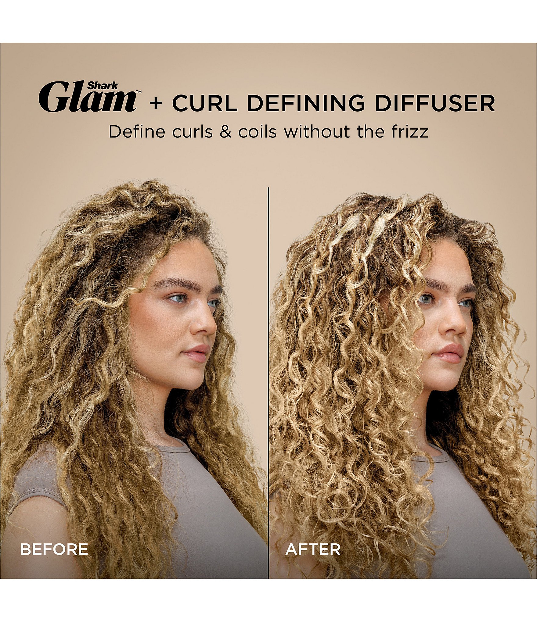 Shark Glam™ 5-In-1 Air Styler & Straightener With Diffuser Ceramic & Powerful Air Styling & Drying System