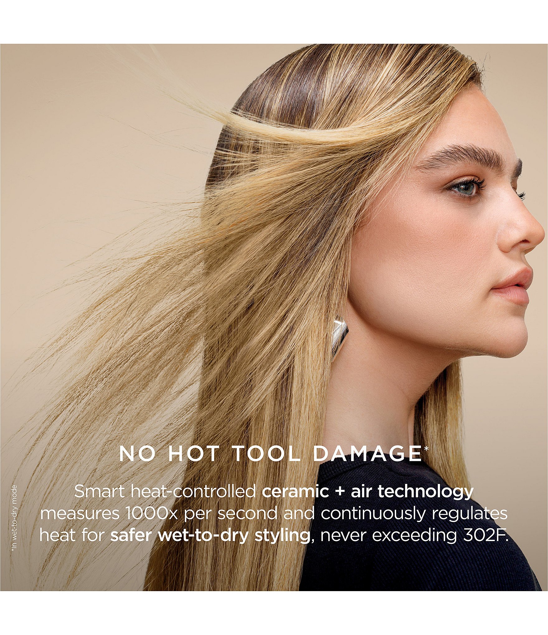 Shark Glam™ 5-In-1 Air Styler & Straightener With Diffuser Ceramic & Powerful Air Styling & Drying System