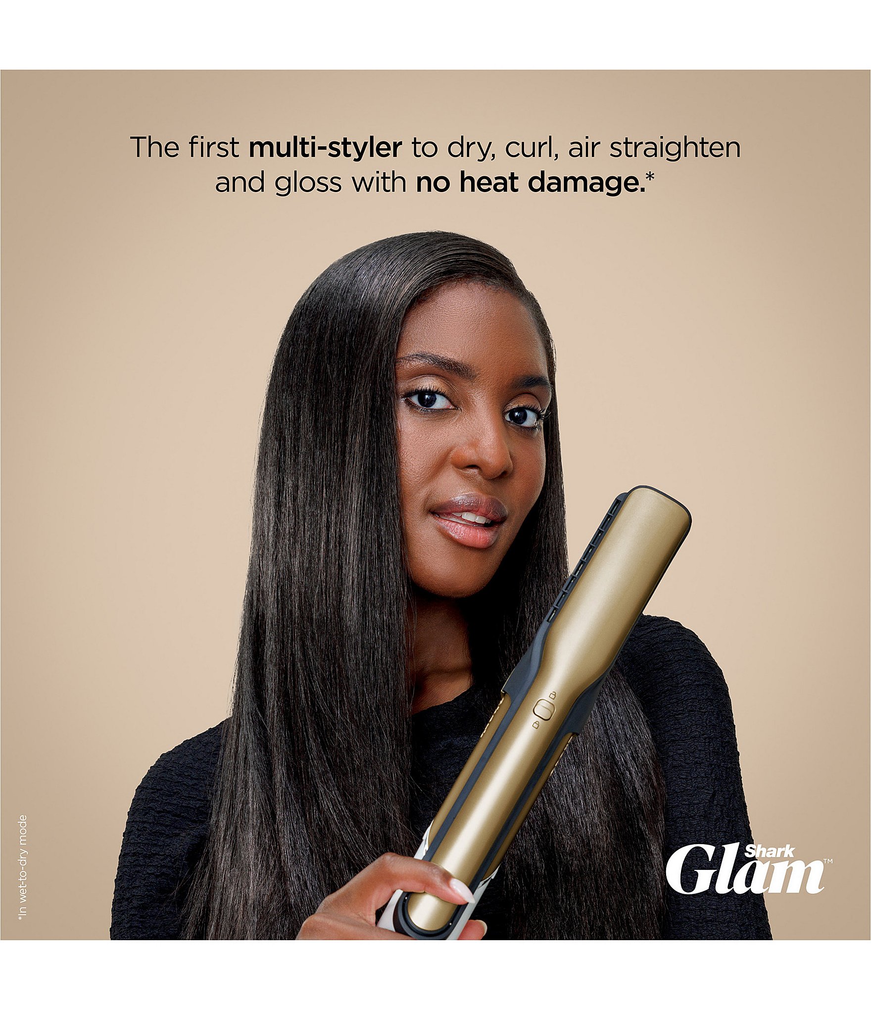 Shark Glam™ 5-In-1 Air Styler & Straightener With Diffuser Ceramic & Powerful Air Styling & Drying System