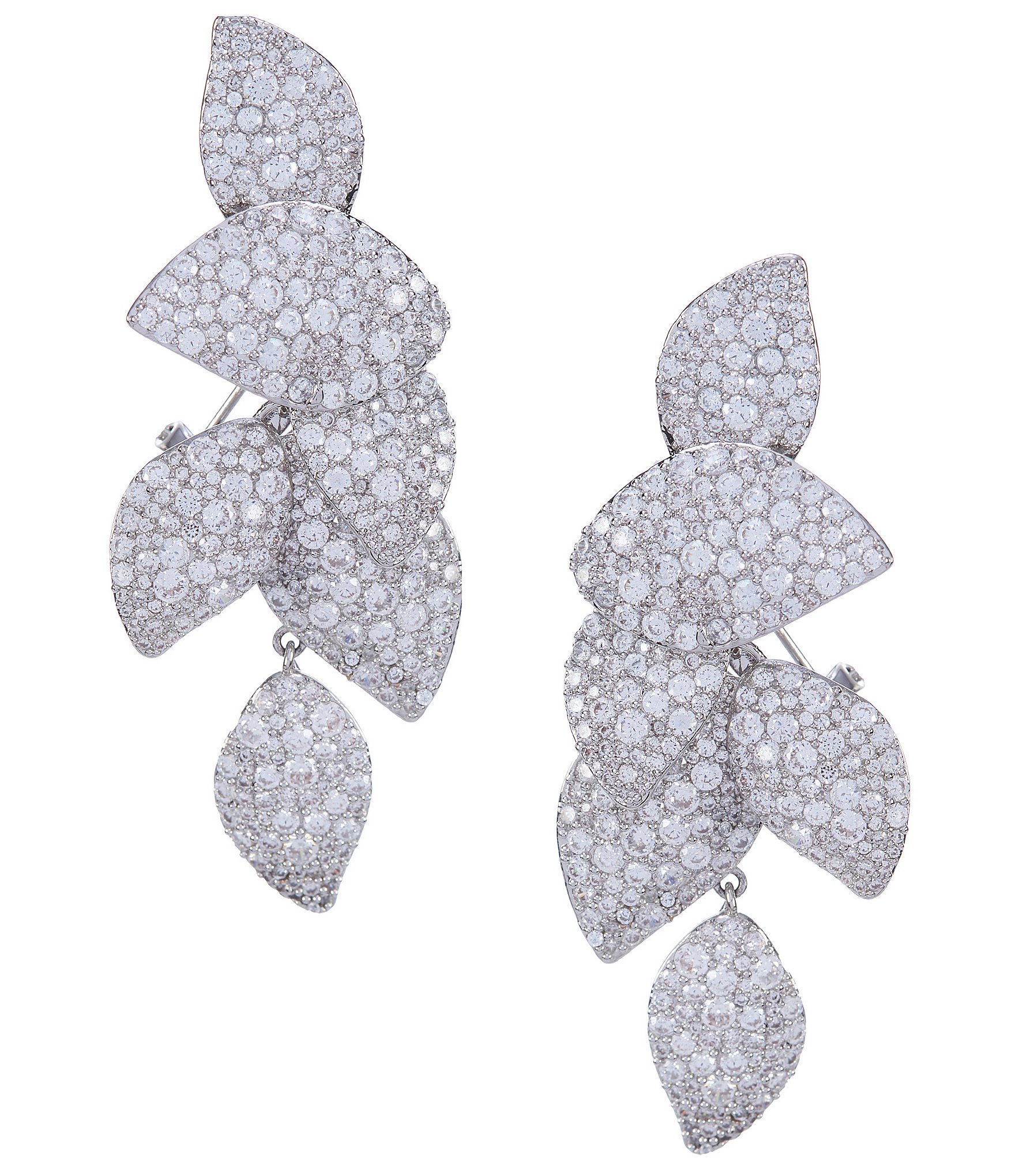 SHASHI Emerson Pave Drop Earrings