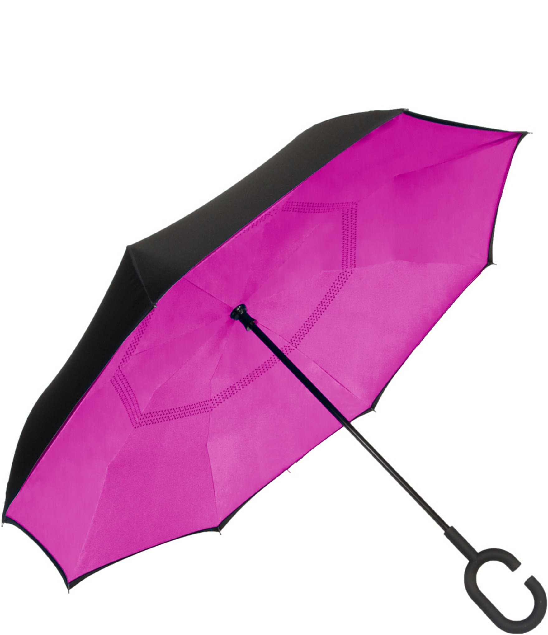 Black and Charcoal Grey ShedRain UnbelievaBrella Reverse Umbrella 