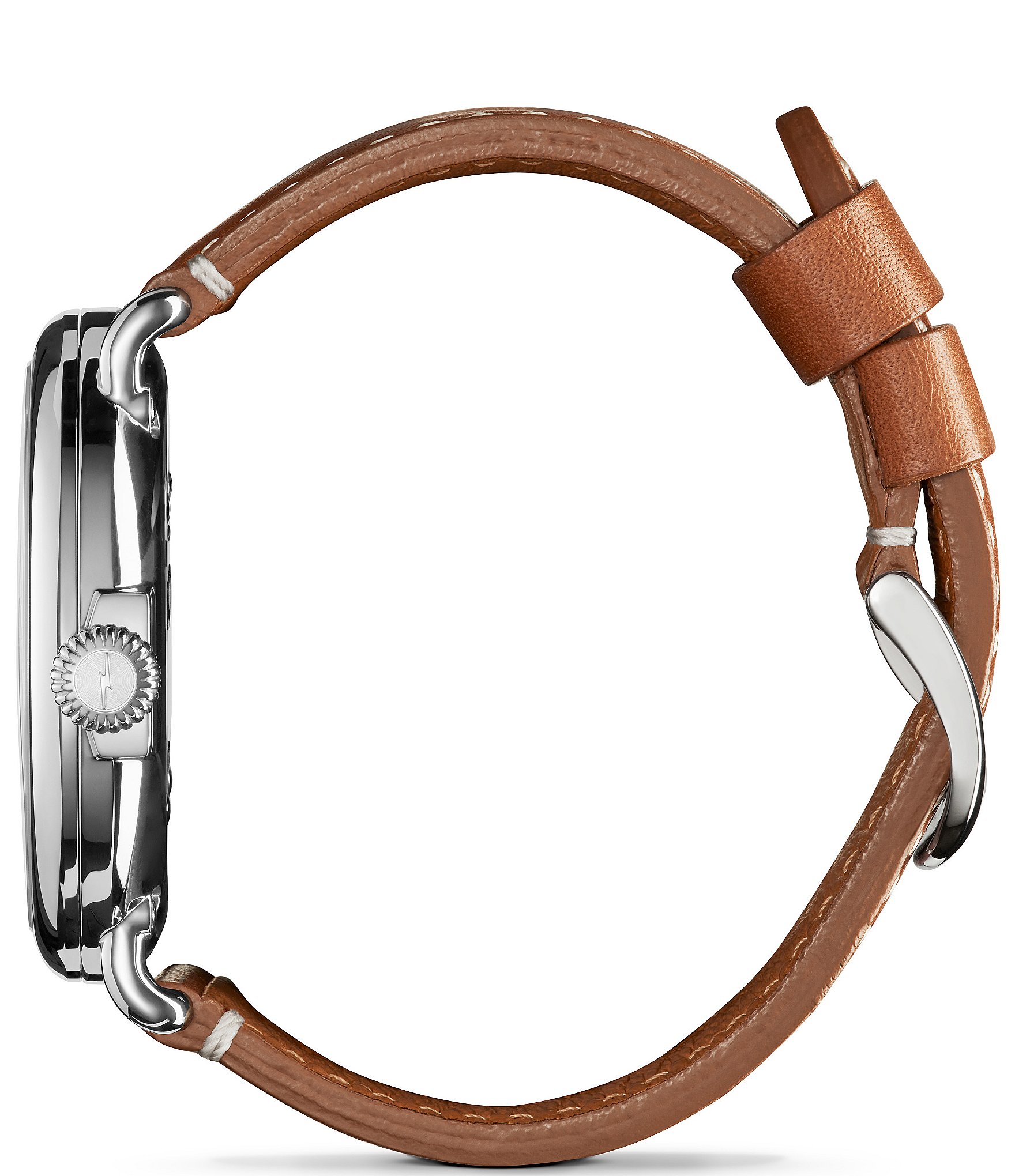 SHINOLA Men's Runwell Quartz Analog Tan Leather Strap Watch