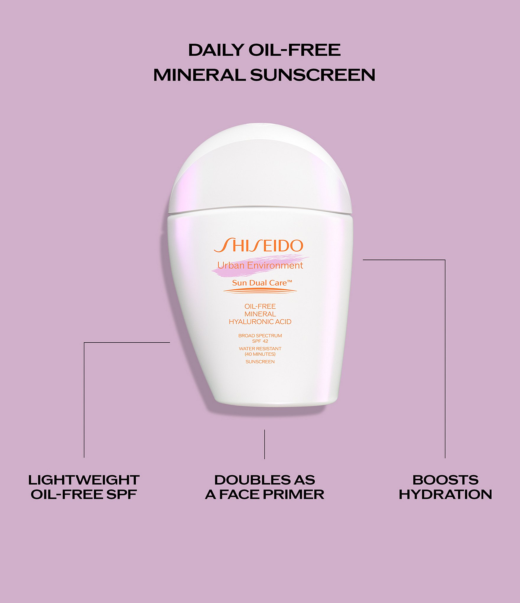 Shiseido Urban Environment Oil-Free Mineral Sunscreen Broad-Spectrum SPF 42