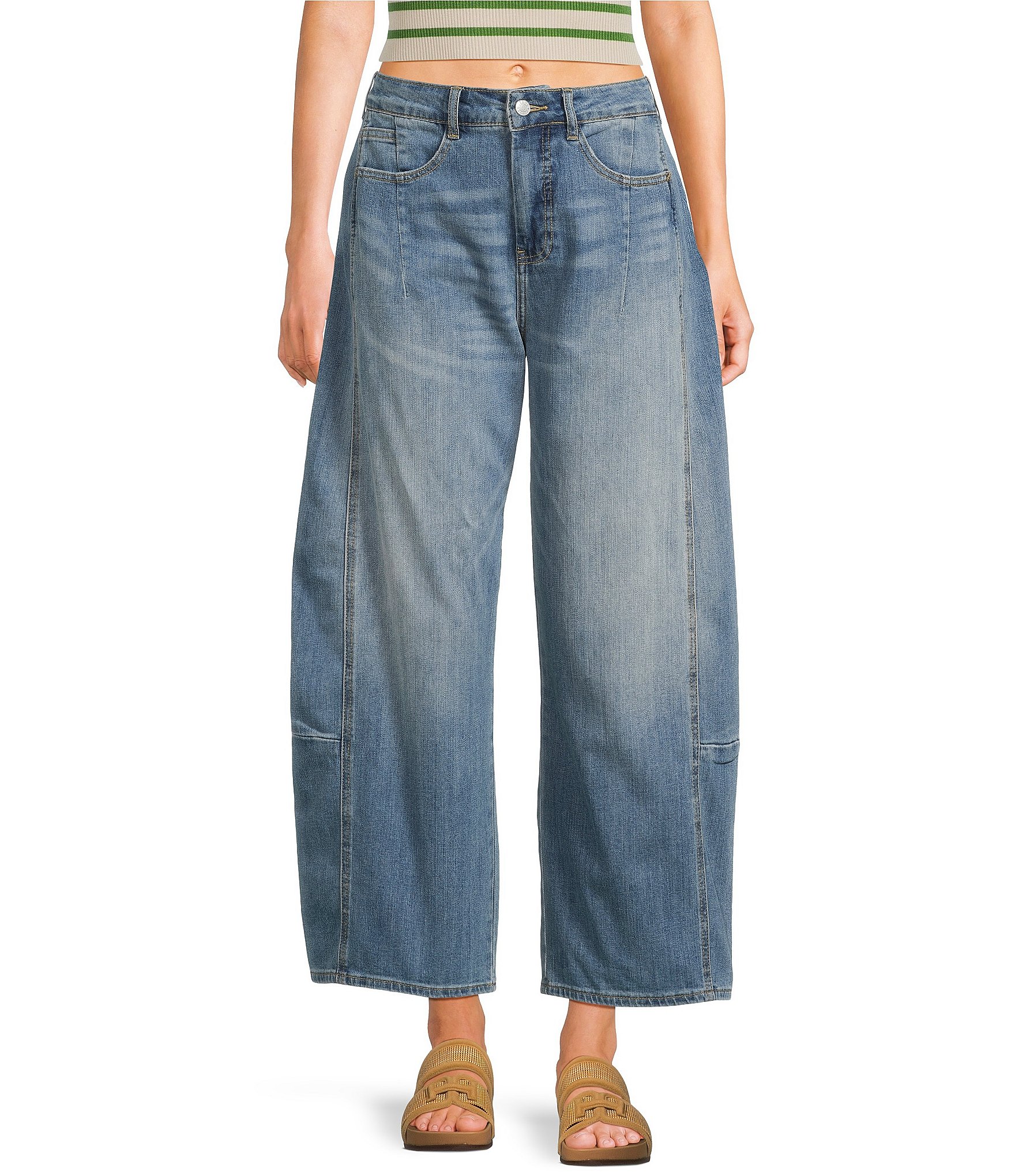 Danie Barrel Denim Pants Jeans Female 3 main image 0
