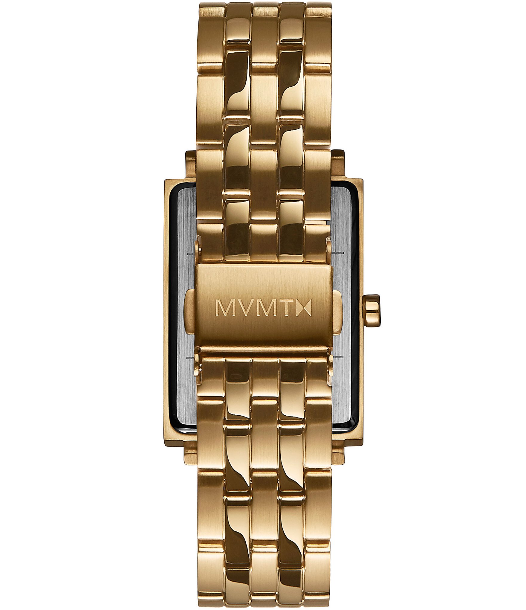 MVMT Signature Square Mason Gold Stainless Steel Bracelet Watch