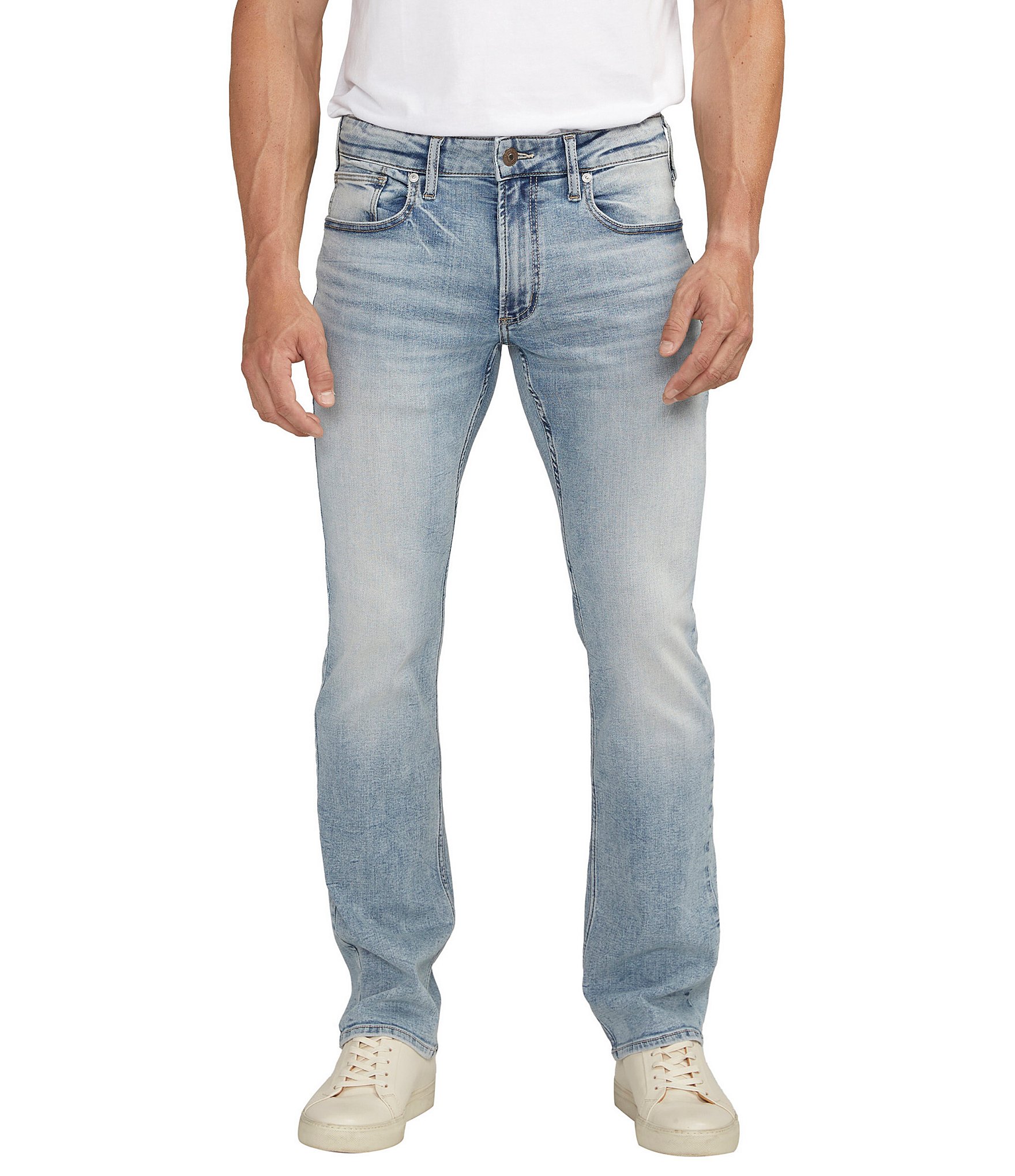 Silver Jeans Co. Allan Max Flex Straight Leg Jeans