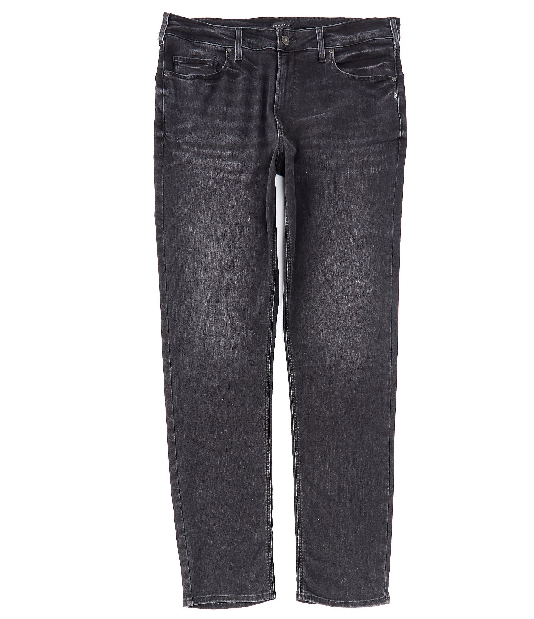 Silver Jeans Co. Big & Tall Machray Athletic-Fit Black Stretch Denim ...