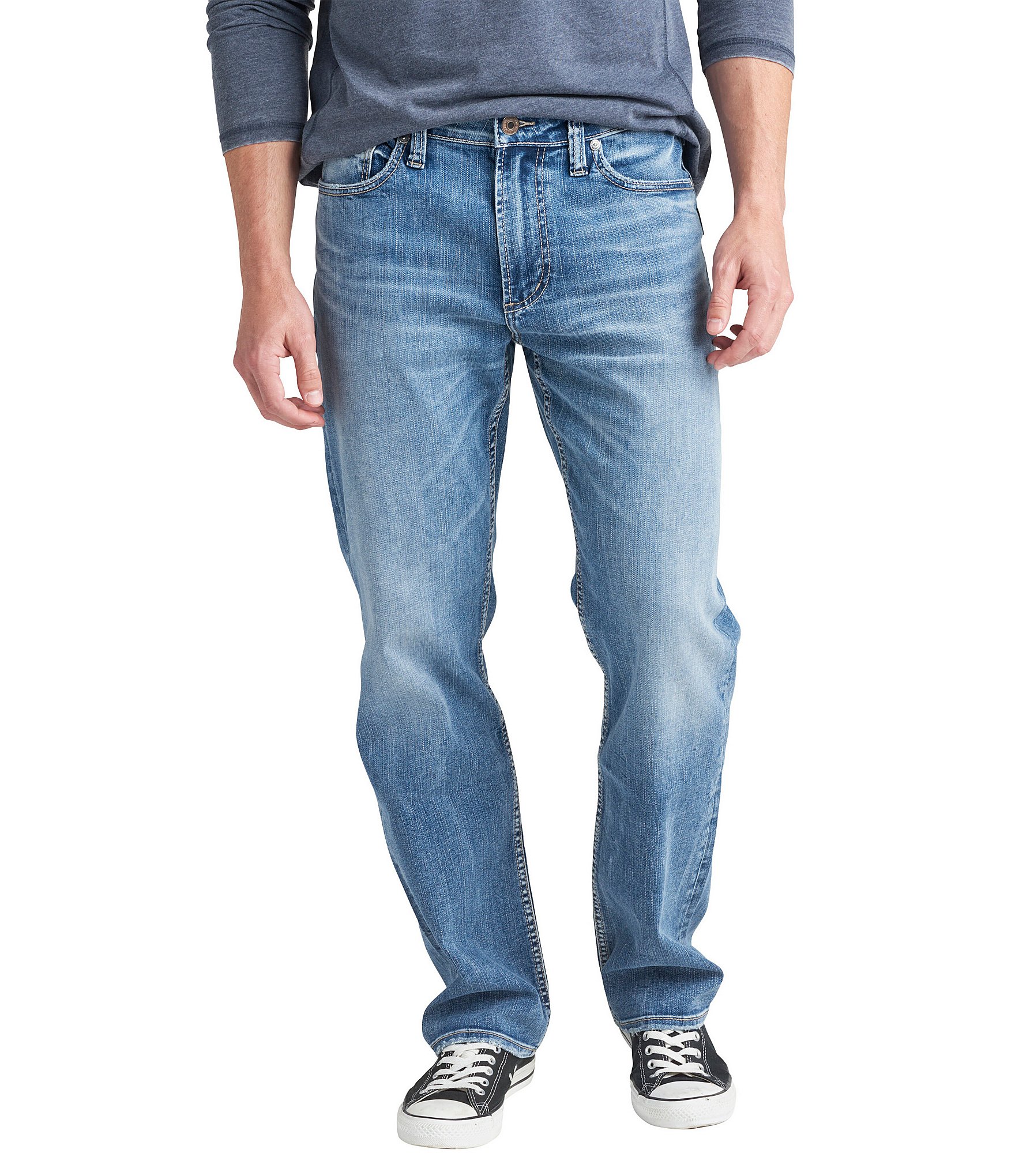 Silver Jeans Co. Bootcut Medium Wash Jeans | Dillard's