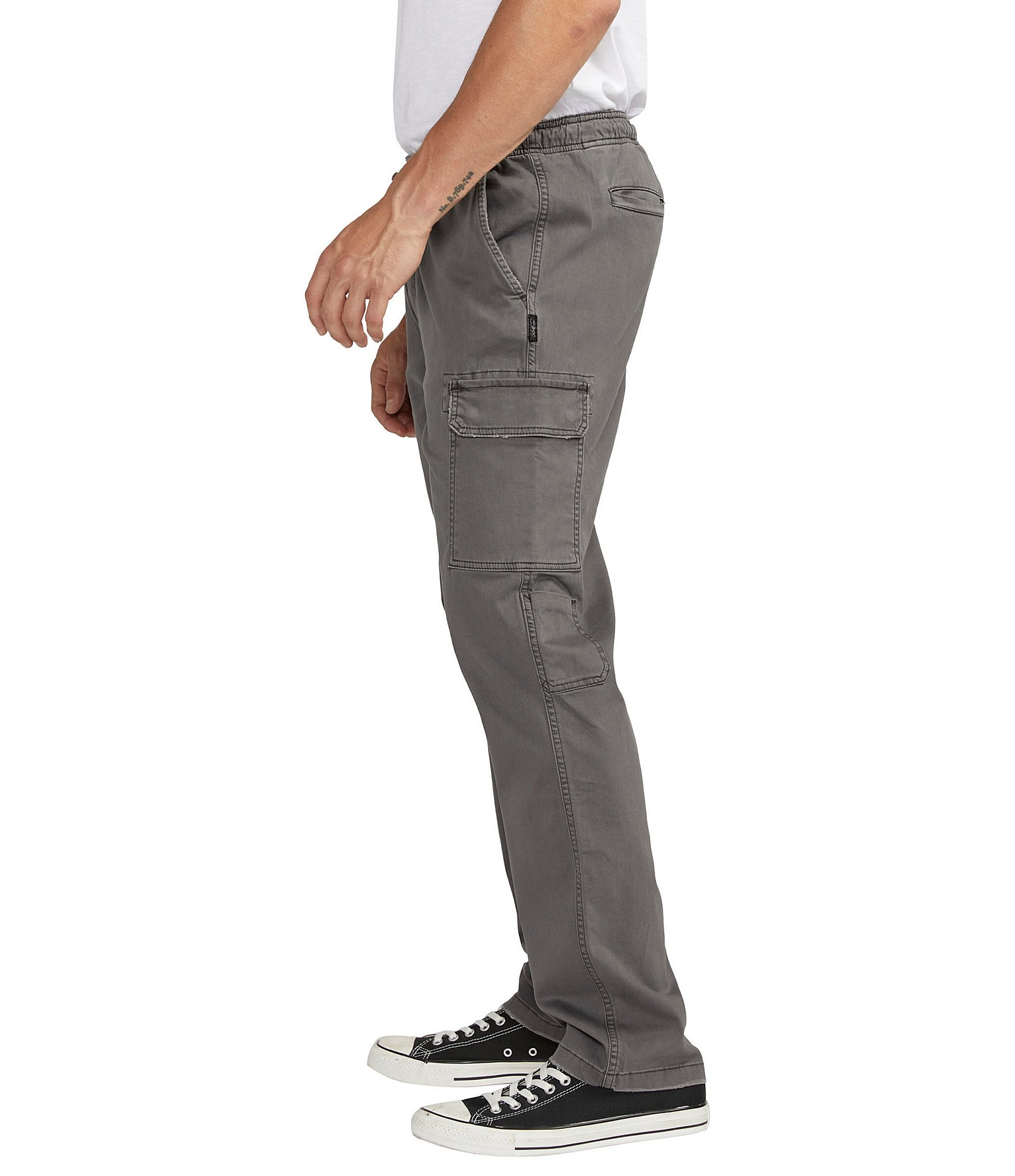 Silver Jeans Co. Essential Twill Pull On Cargo Pants