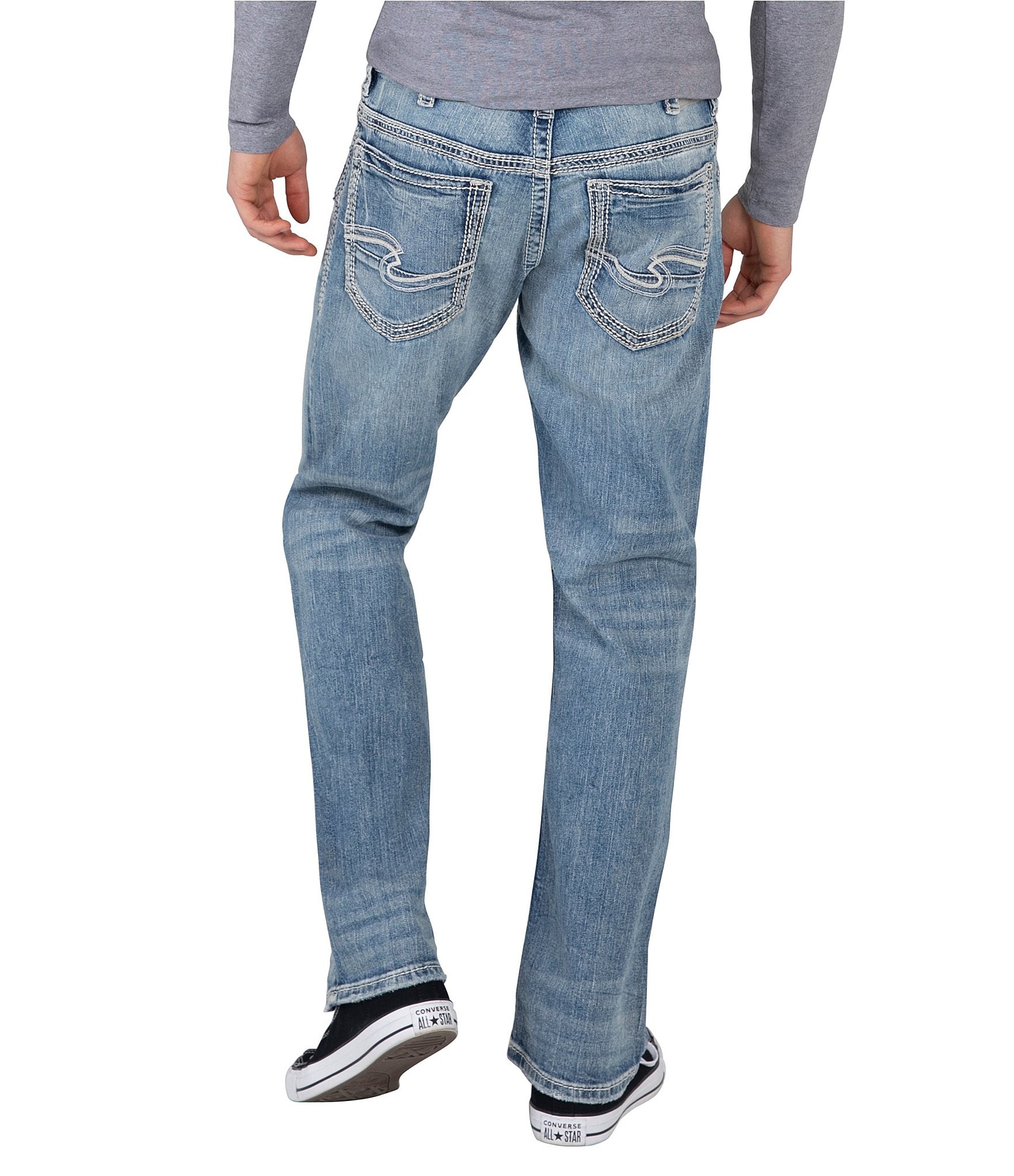 Silver Jeans Co. Gordie Loose Fit Straight-Leg Jeans