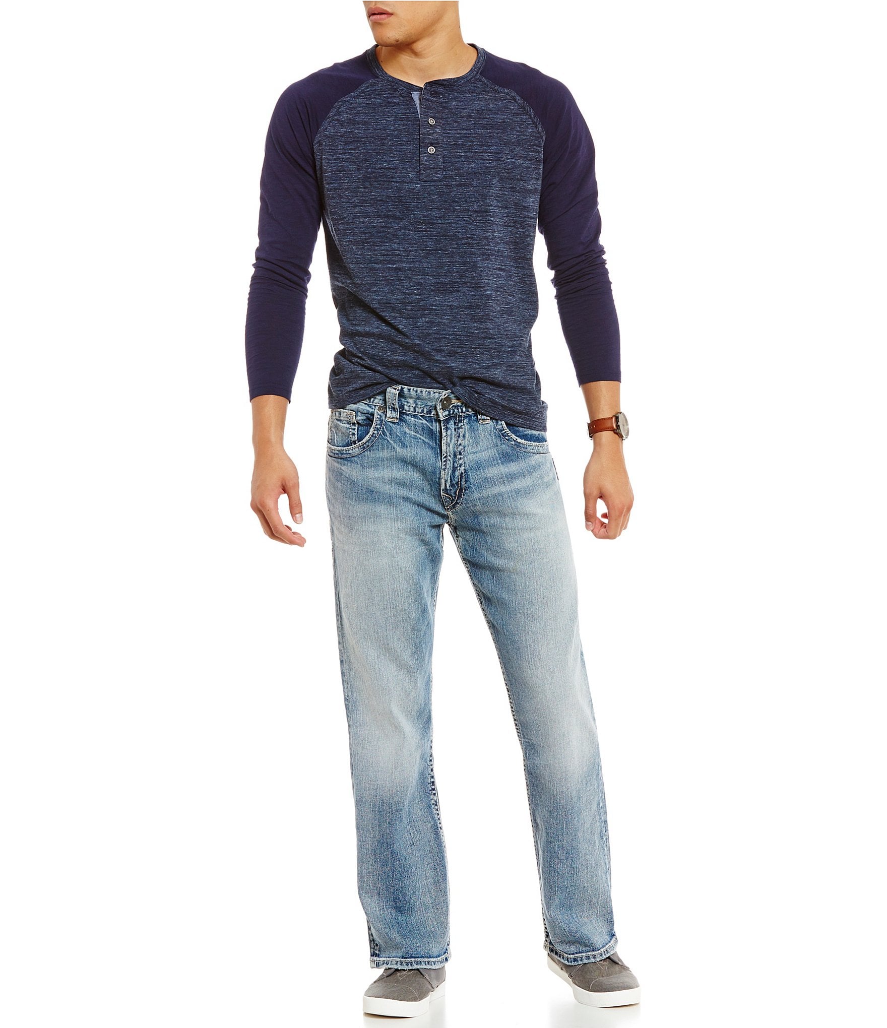 Silver Jeans Co. Gordie Relaxed Fit Light Wash Jeans