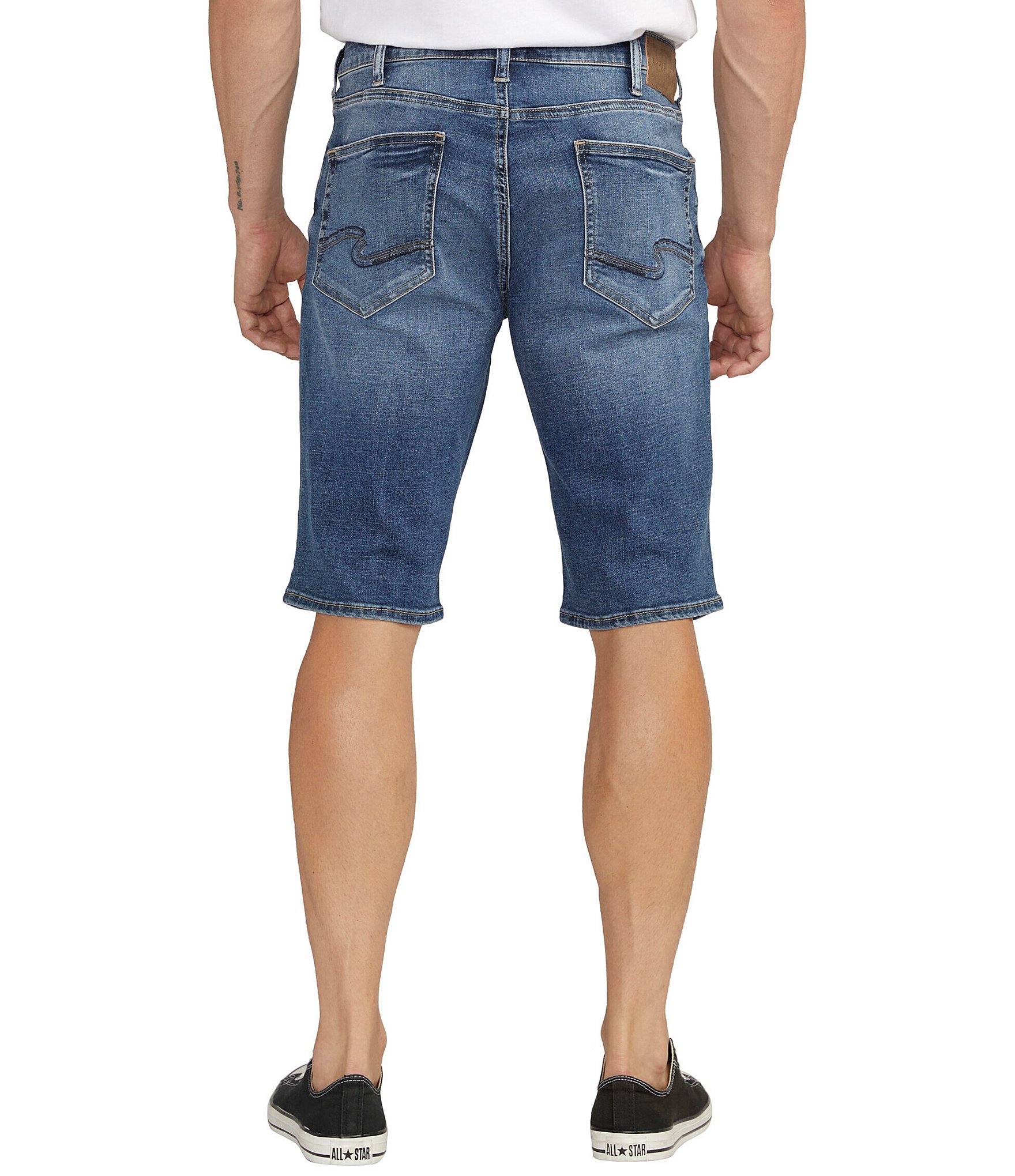 Silver Jeans Co. Grayson 12#double; Inseam Denim Shorts