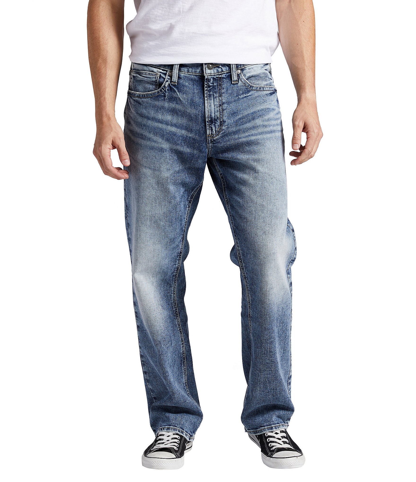 Silver Jeans Co. Grayson Classic-Fit Straight-Leg Denim Jeans | Dillard's