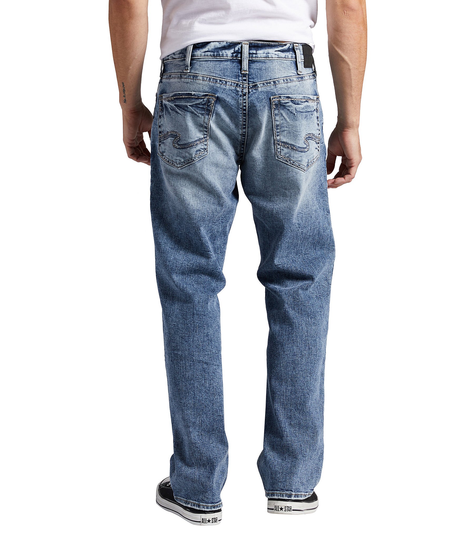 Silver Jeans Co. Grayson Classic-Fit Straight-Leg Denim Jeans