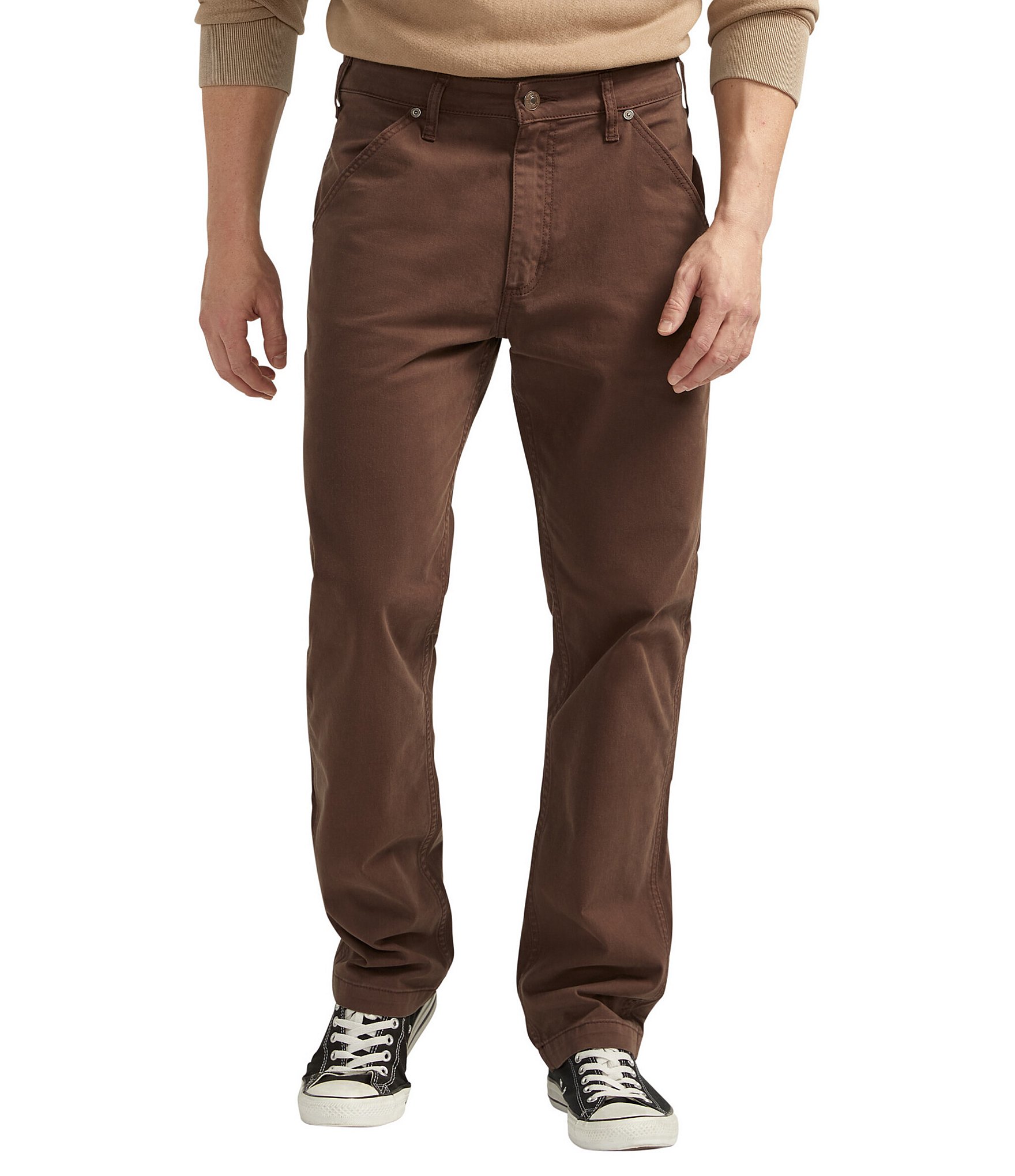 Silver Jeans Co. Grayson Classic Fit Straight Leg Twill Carpenter Pants