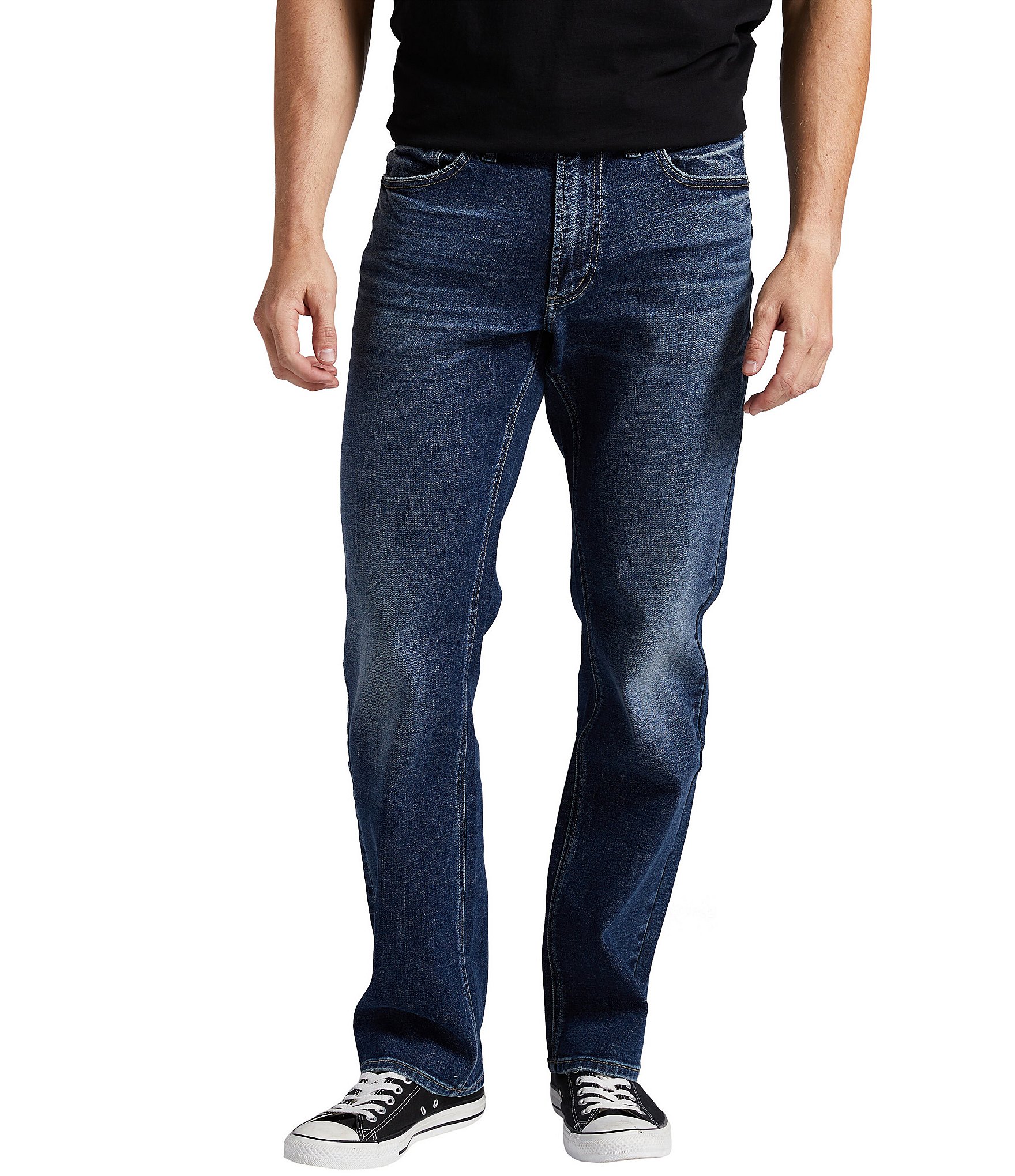 Silver Jeans Co. Grayson Dark Wash Classic-Fit Jeans | Dillard's