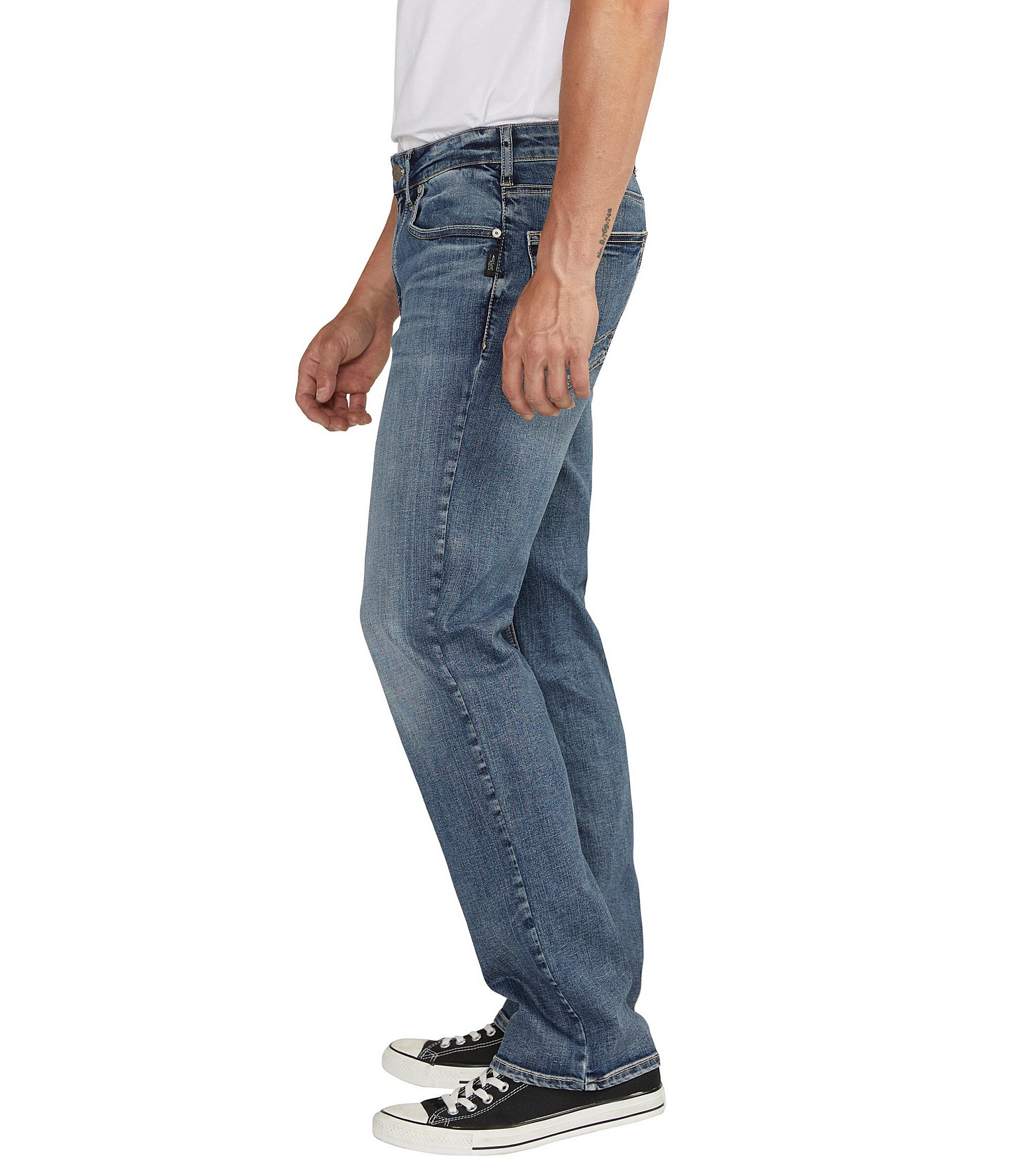 Silver Jeans Co. Grayson Straight Max Flex Classic Fit Denim Jeans