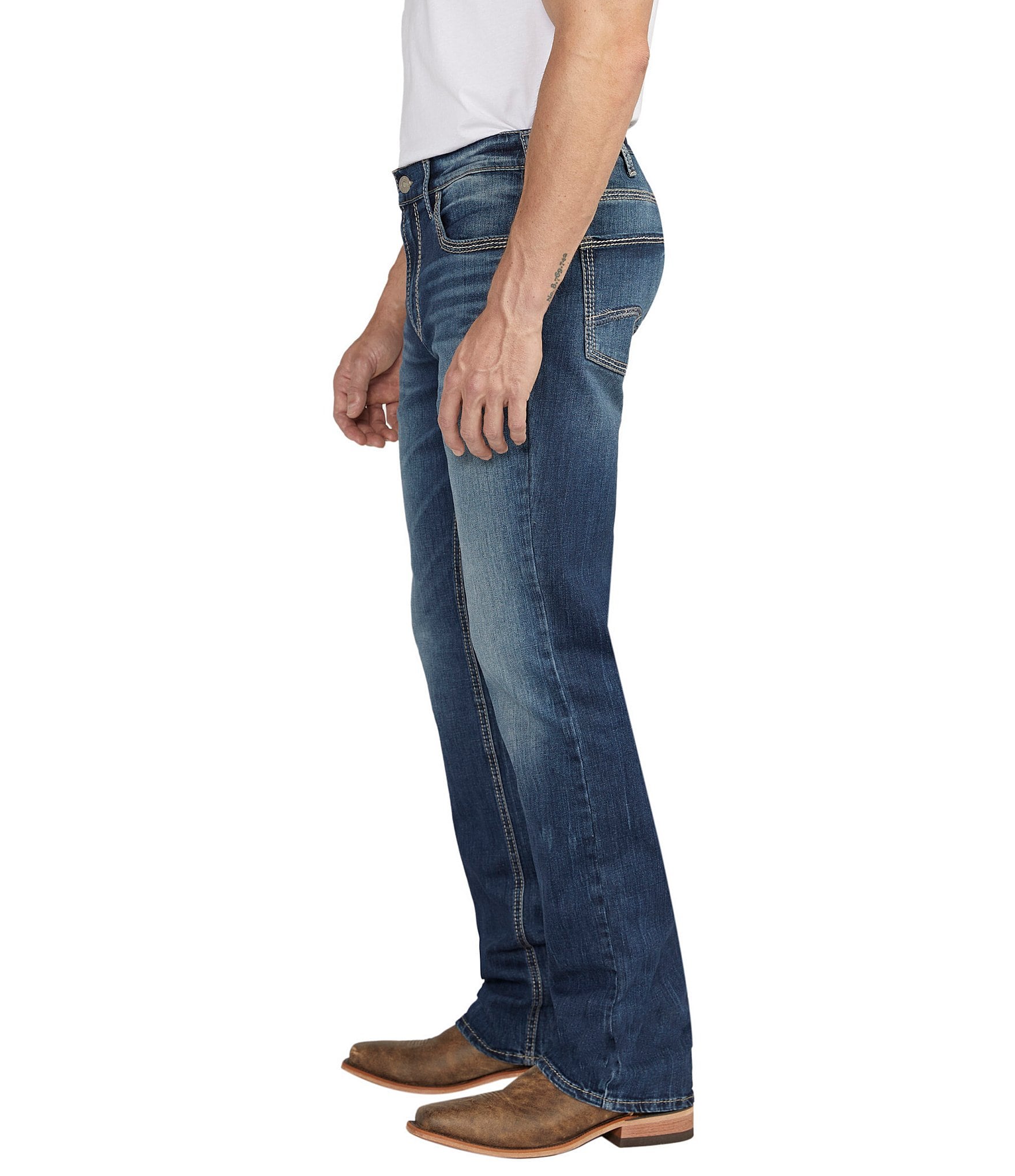 Silver Jeans Co. Jace Slim Fit Bootcut Leg Denim Jeans