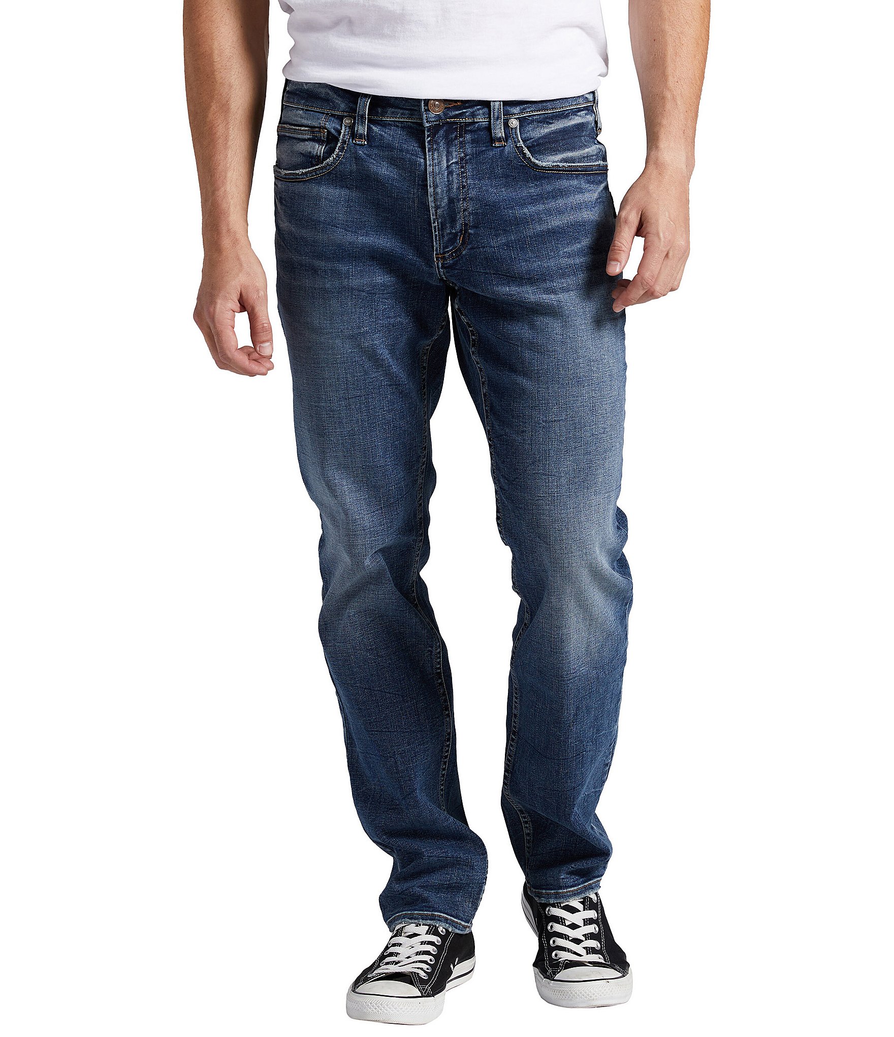 Silver Jeans Co. Konrad Slim-Fit Slim-Leg Jeans | Dillard's