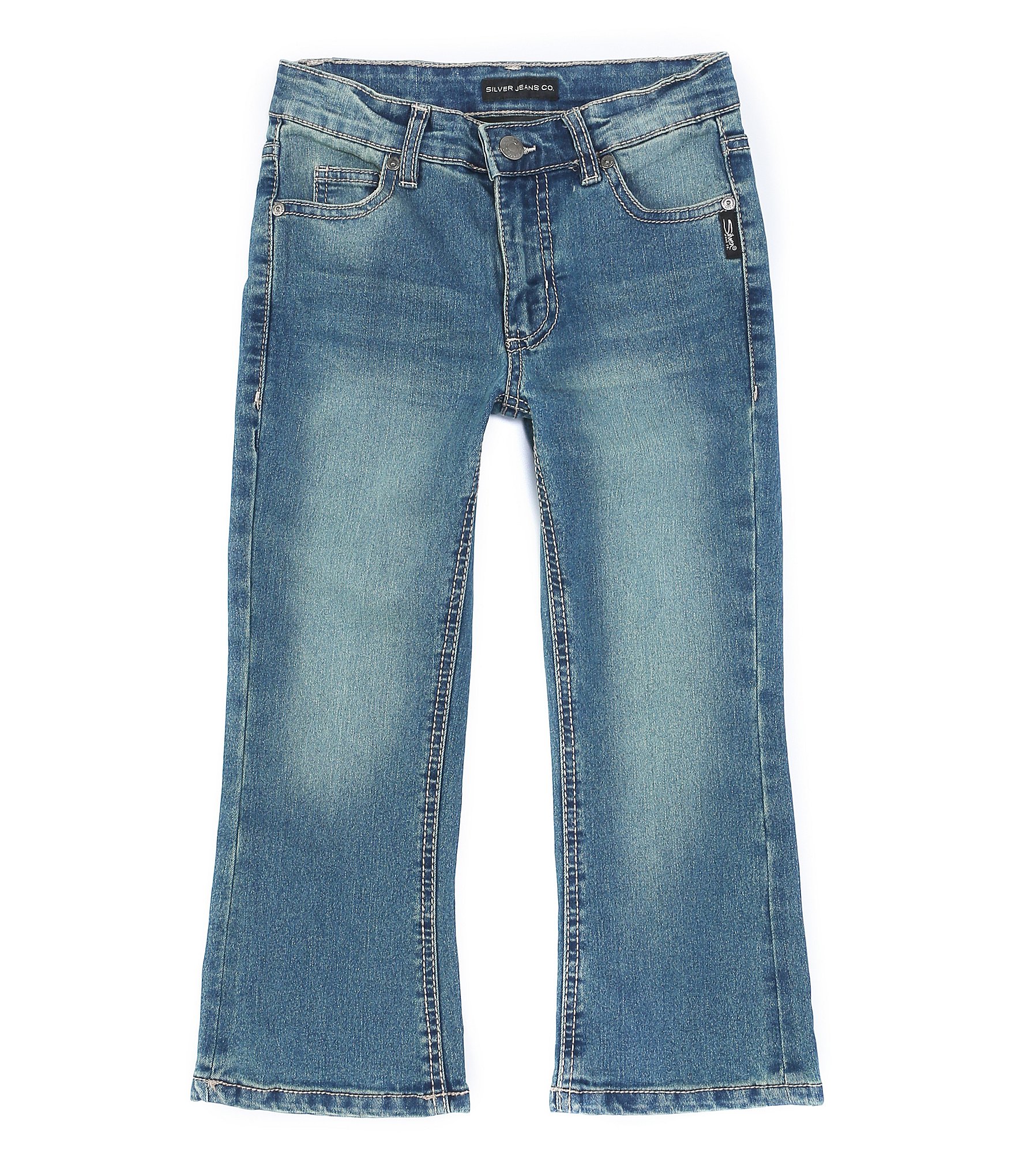 Silver Jeans Co. Little Boys 2T-7 Zane Denim Bootcut Jeans