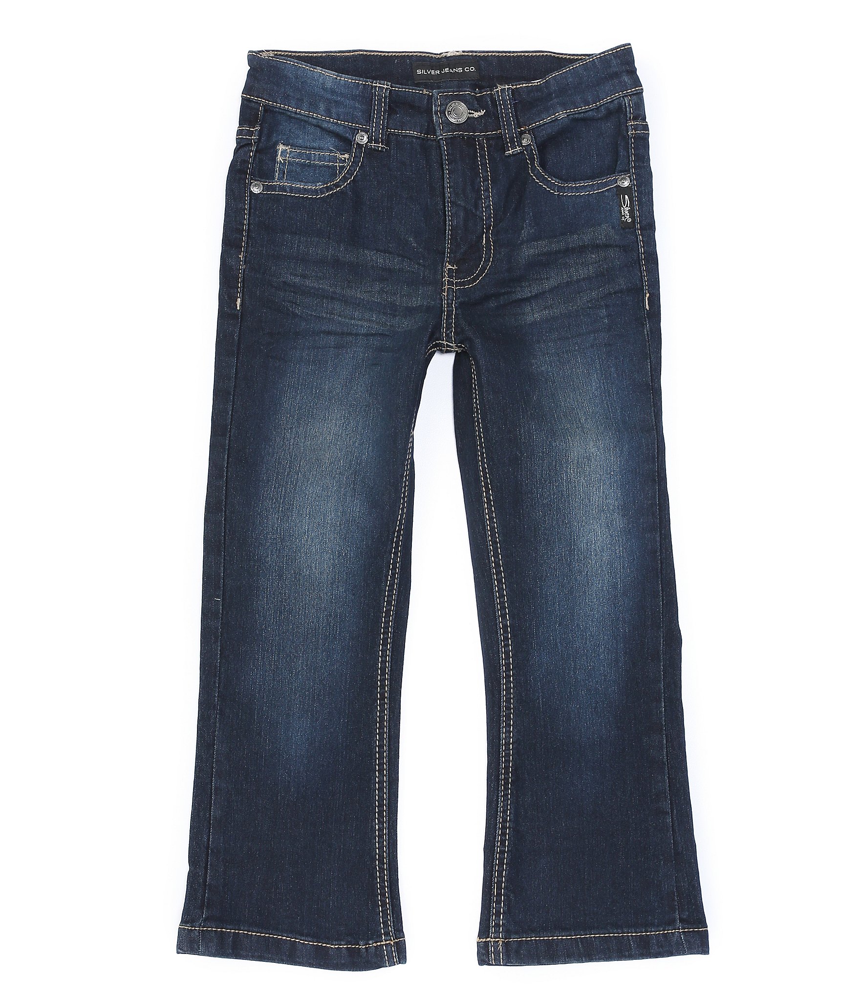 Silver Jeans Co. Little Boys 2T-7 Zane Denim Bootcut Jeans