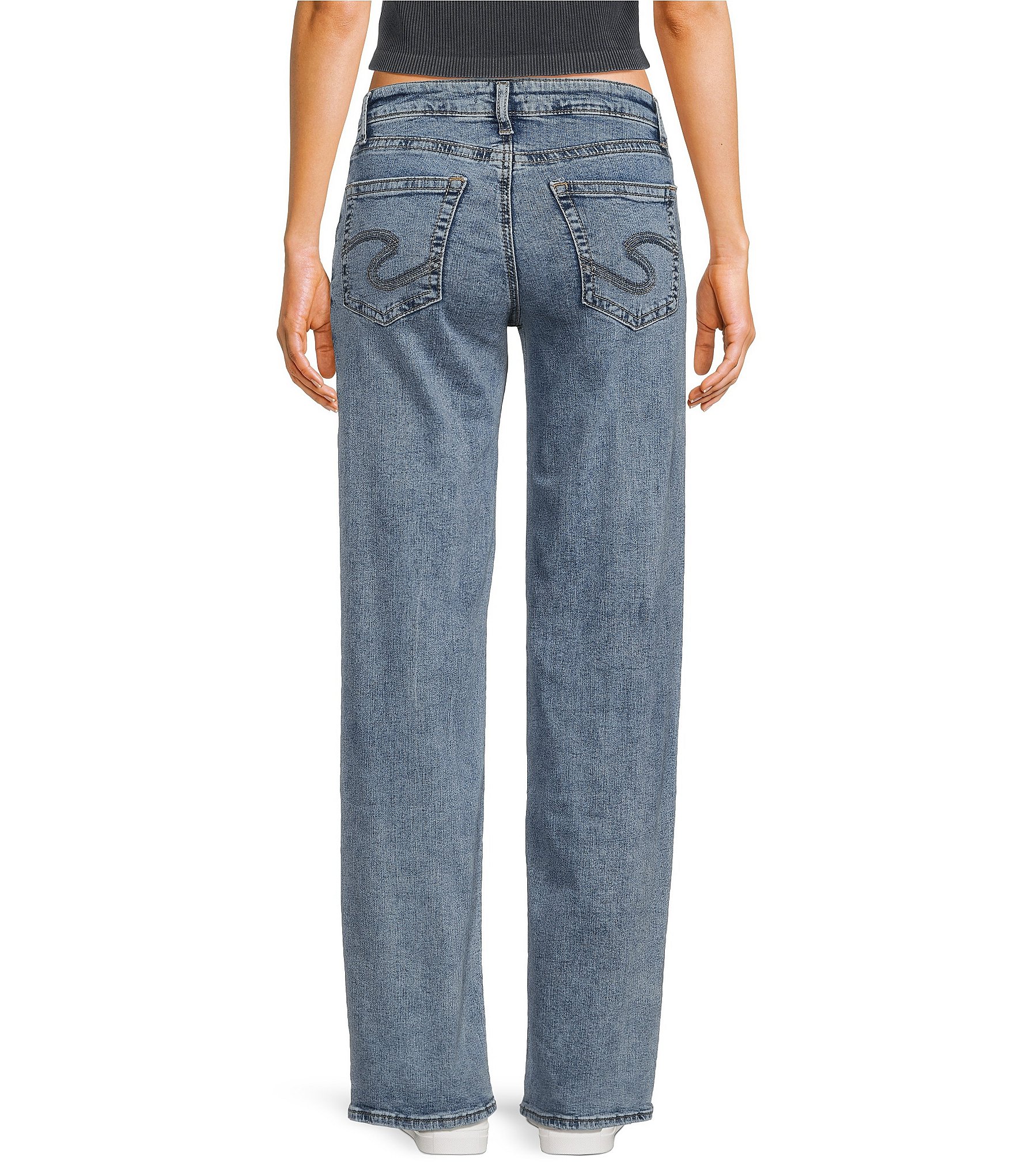 Silver Jeans Co. Loose Low Straight Leg Jeans