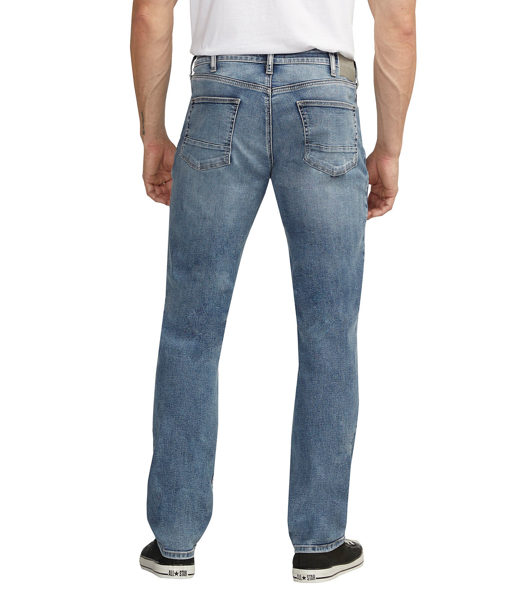 Silver Jeans Co. Machray Straight Leg Athletic Fit Denim Jeans