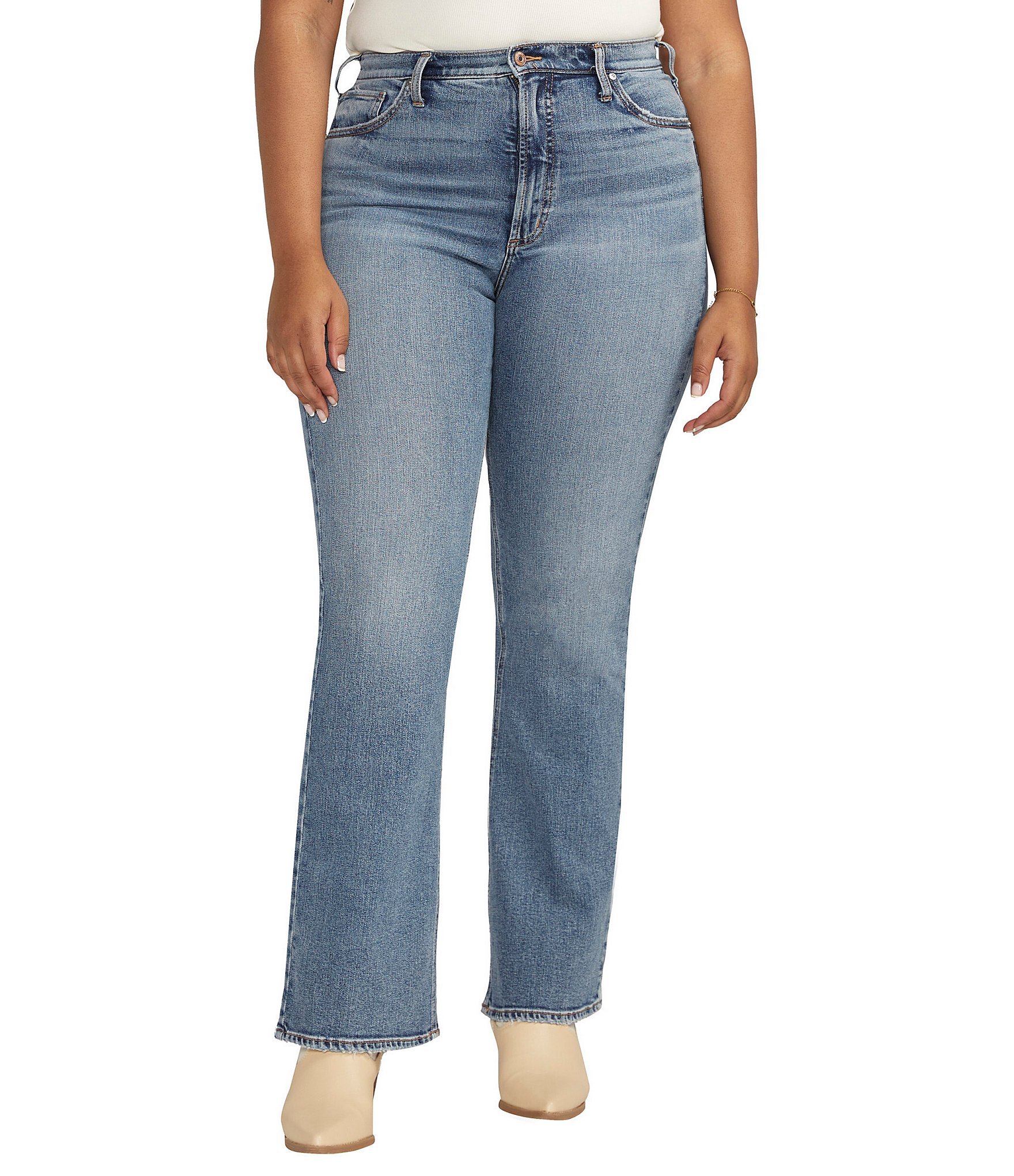 Silver Jeans Co. Plus Size 90s Vintage Bootcut Jeans | Dillard's