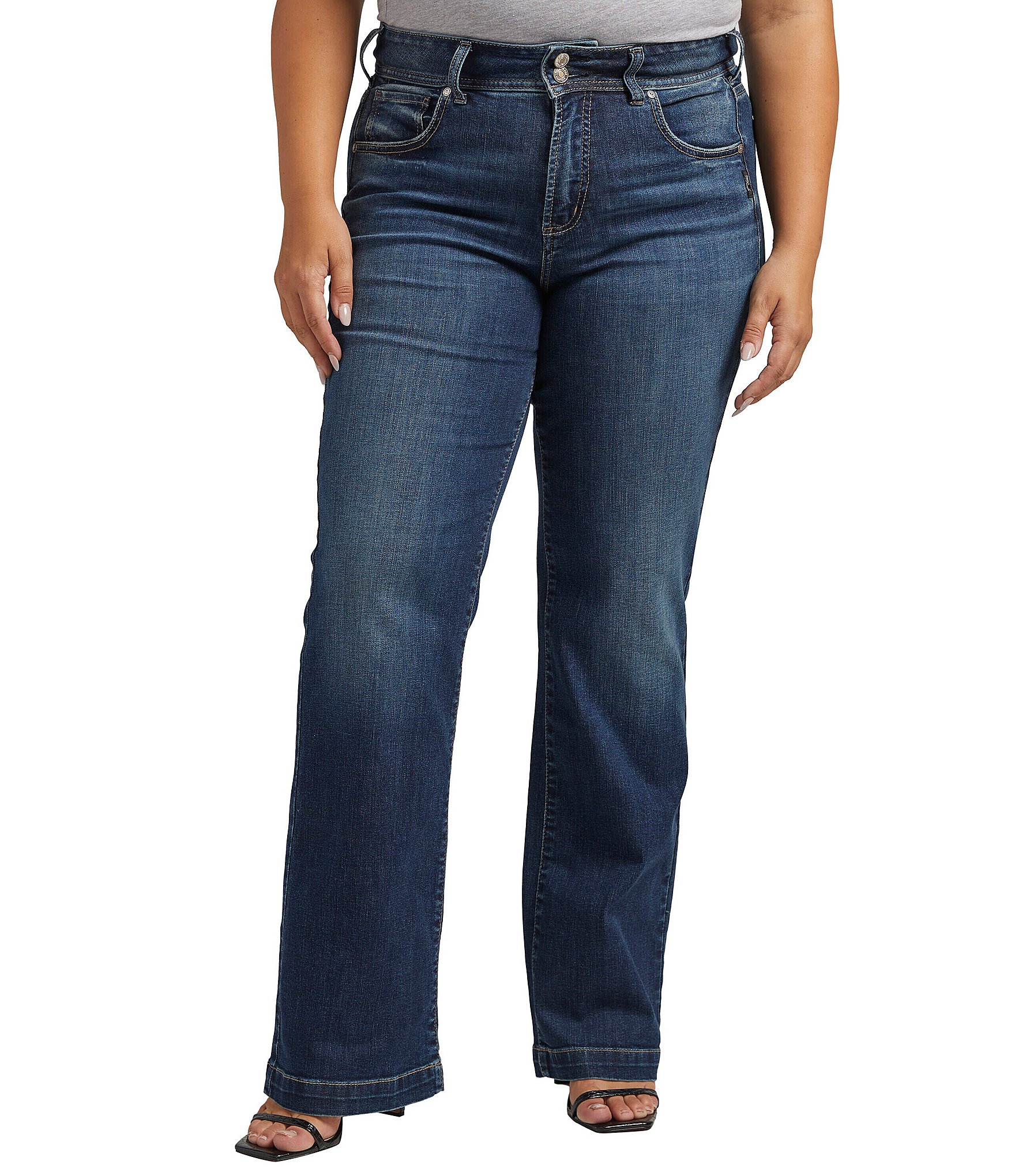 Ariat, Ladies Slim High Rise Trouser Ella Wide Leg Jean, 10032550 - Wilco  Farm Stores