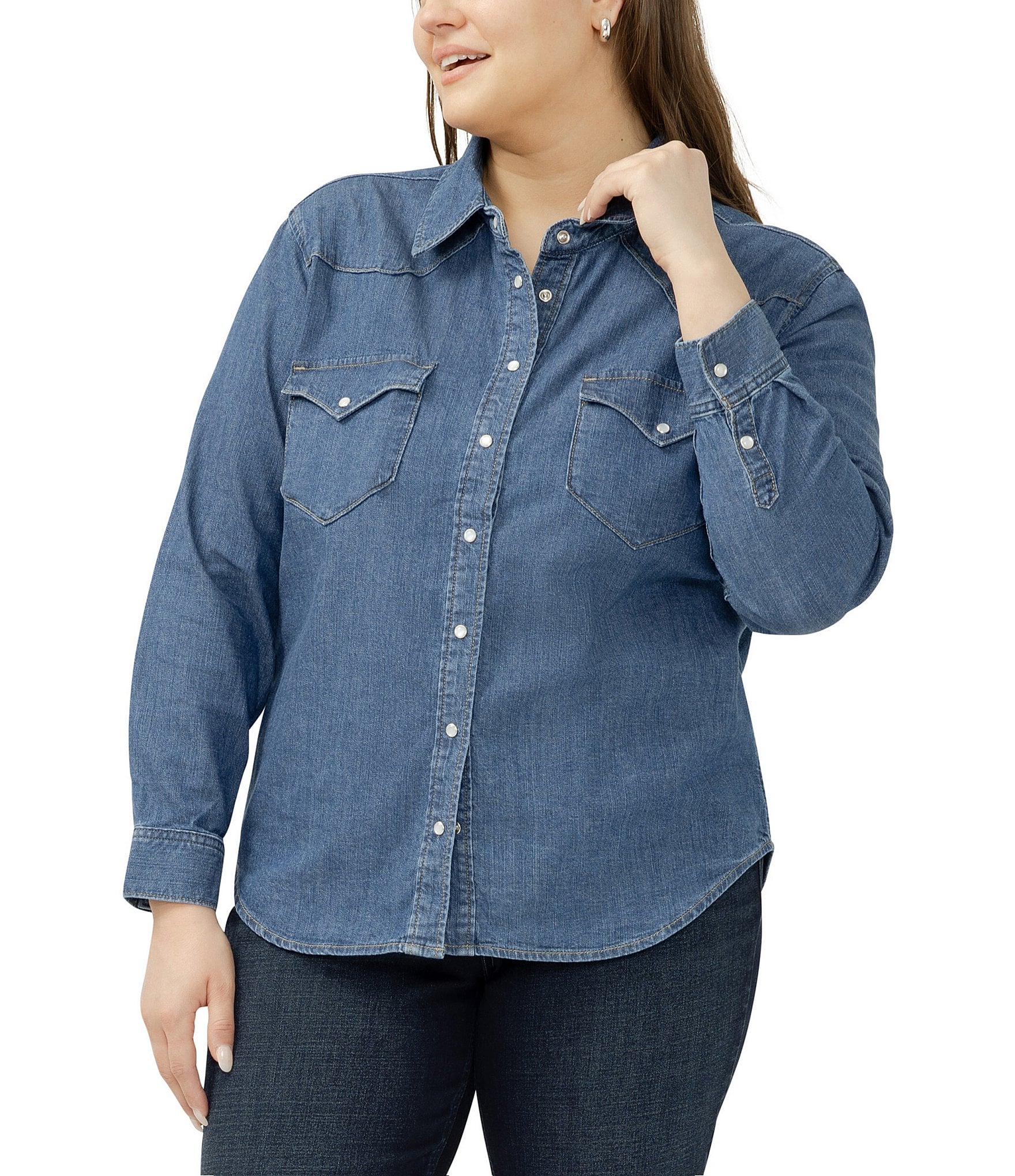 denim jeans: Women's Shirts & Tops | Dillard's