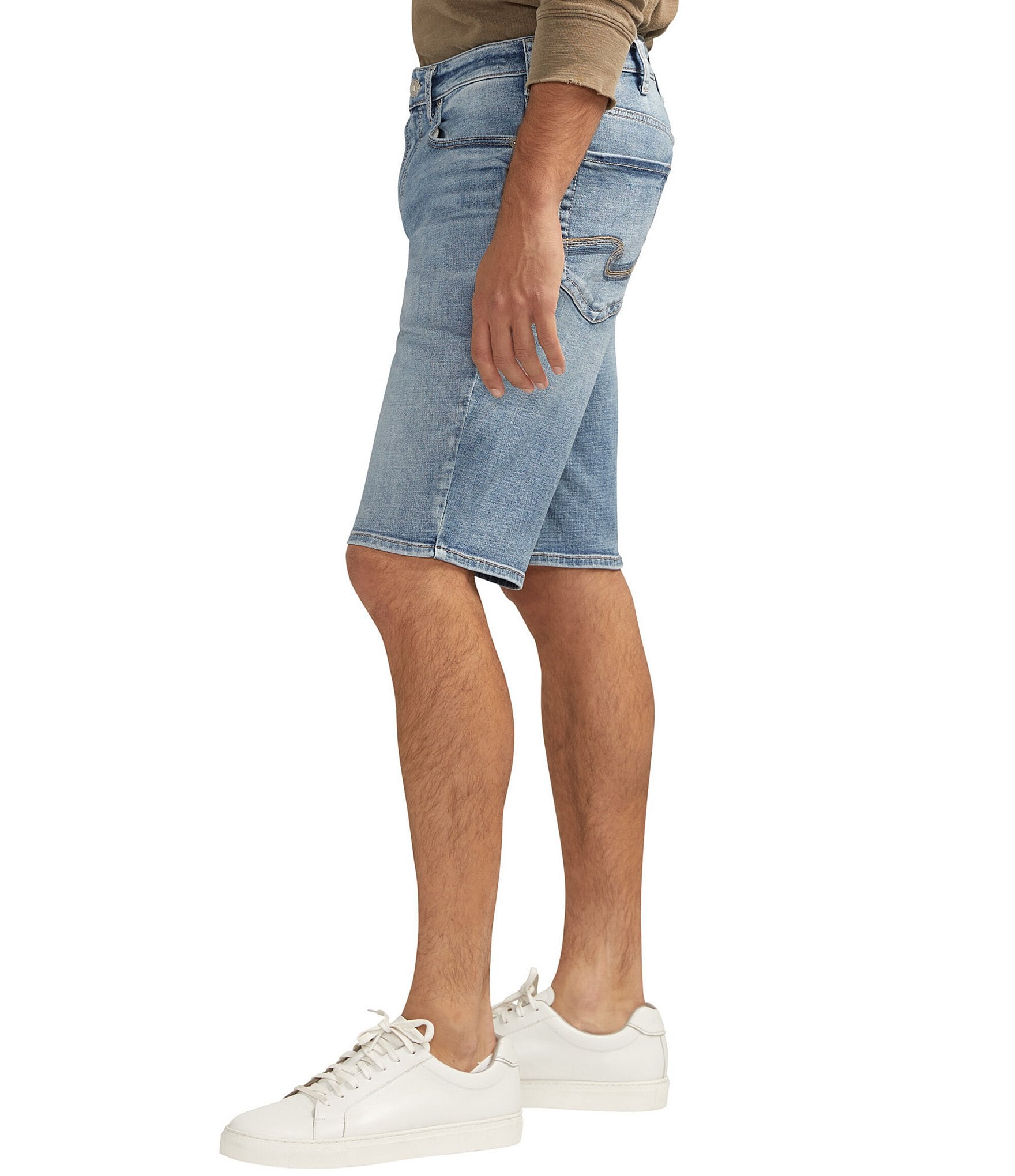 Silver Jeans Co. Relaxed-Fit Max Flex Denim Shorts