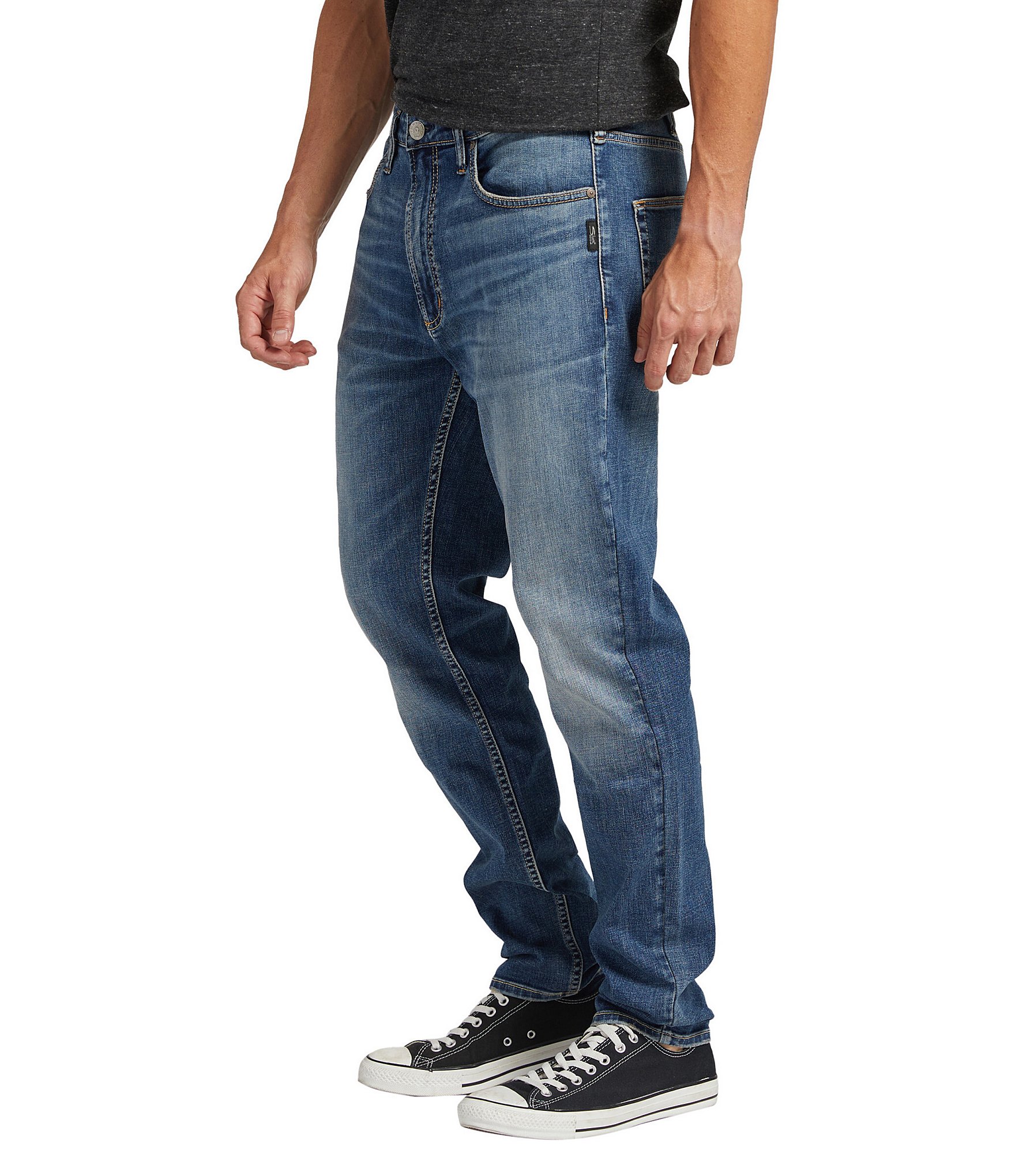 Silver Jeans Co. Risto Slim-Fit Max Flex Denim Jeans