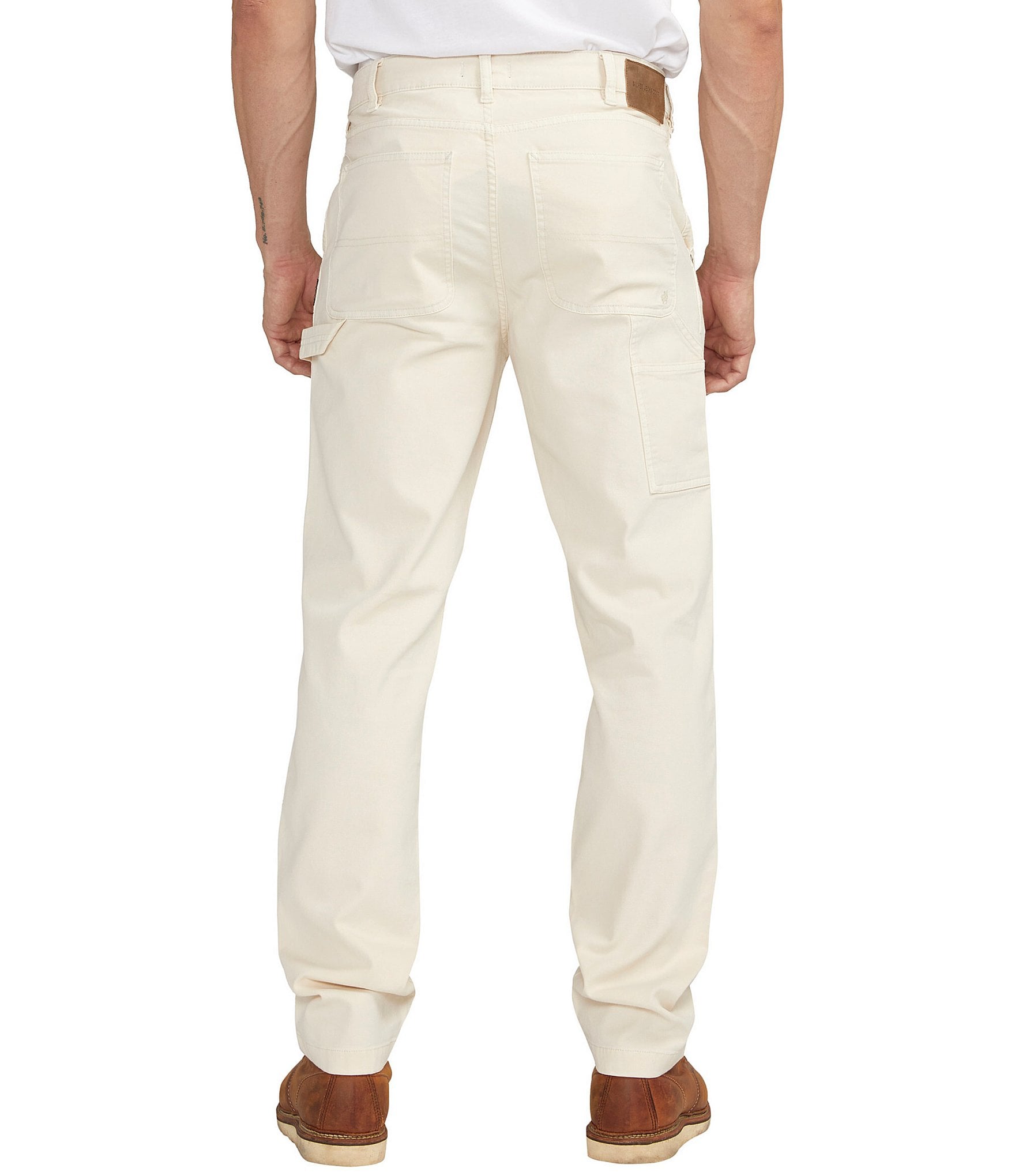 Silver Jeans Co. Straight-Leg Low Flex Denim Painter Pants