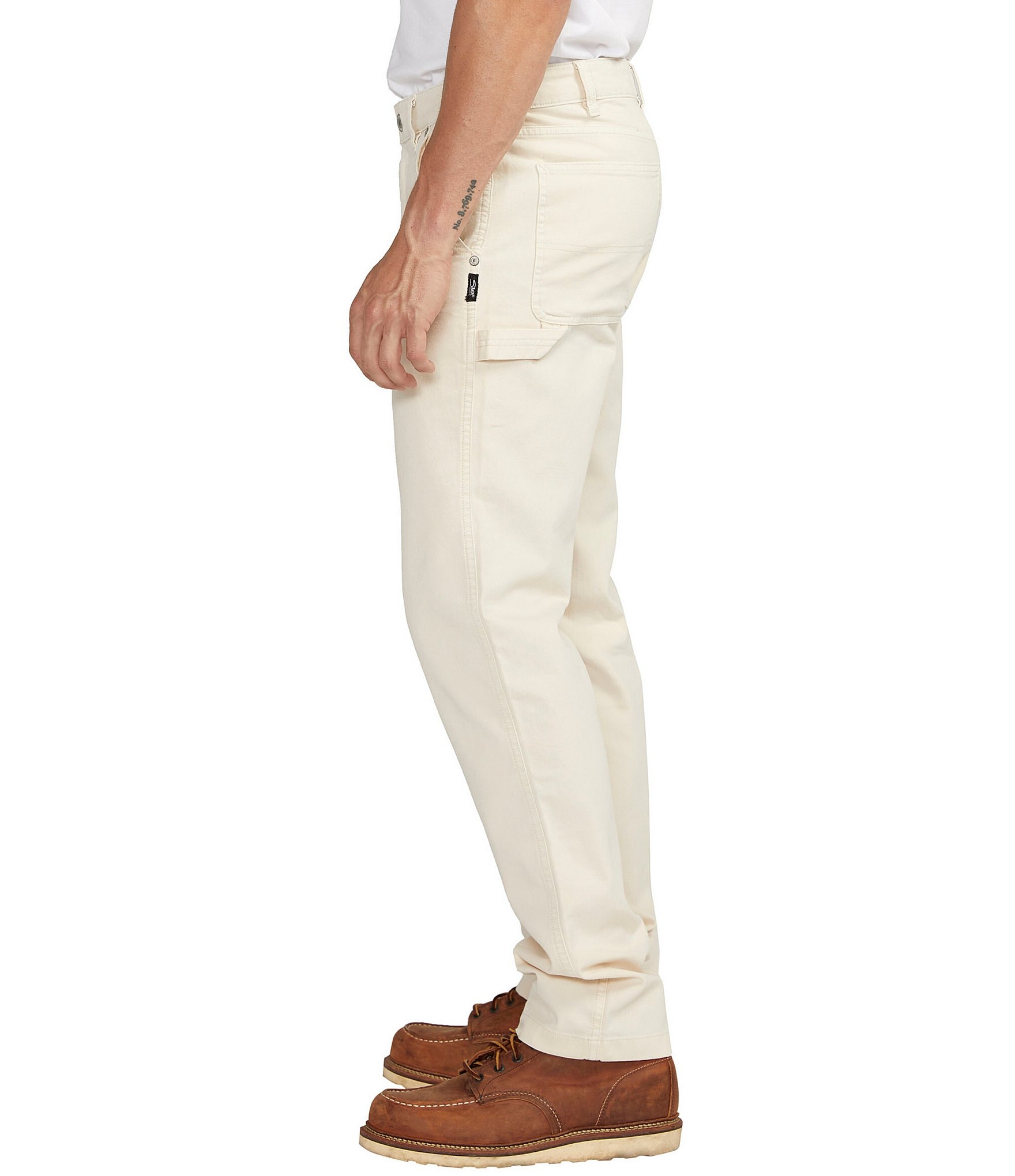 Silver Jeans Co. Straight-Leg Low Flex Denim Painter Pants