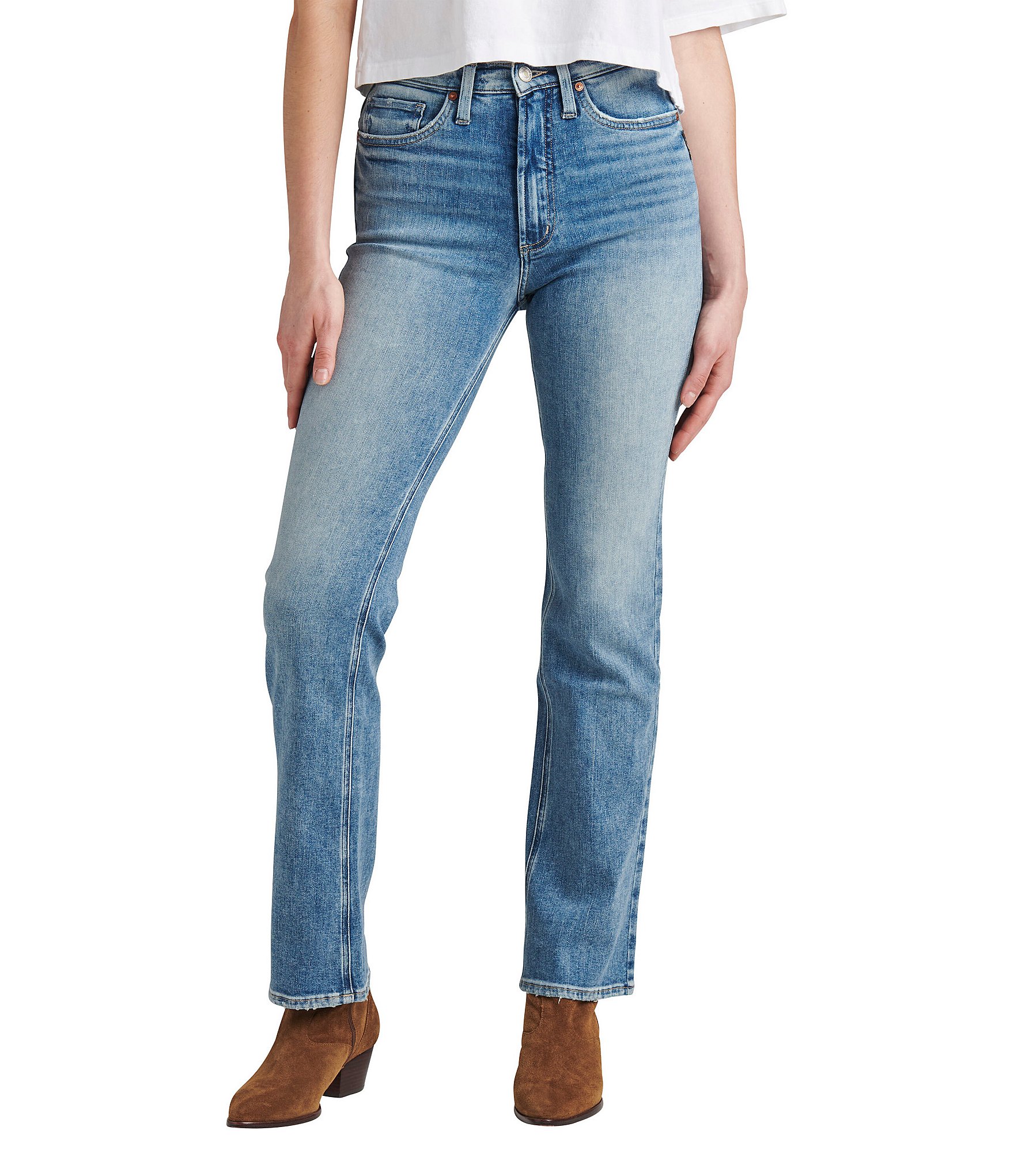 Silver Jeans - Infinite Fit Mid Rise Bootcut 33 – All Things Being Eco