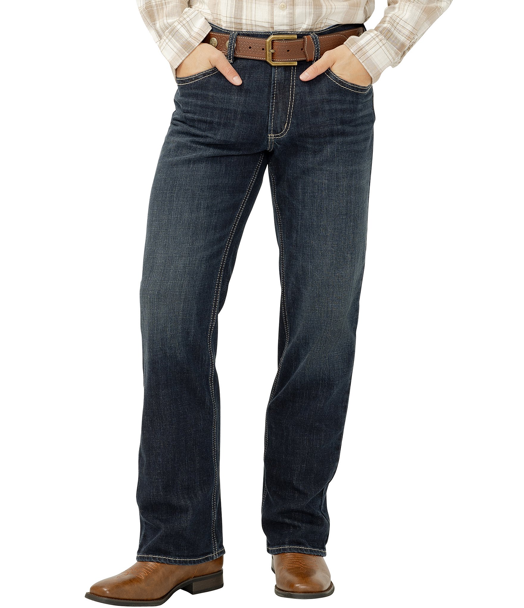 Silver Jeans Co. Zac Relaxed Fit Straight Leg Frontier Jeans