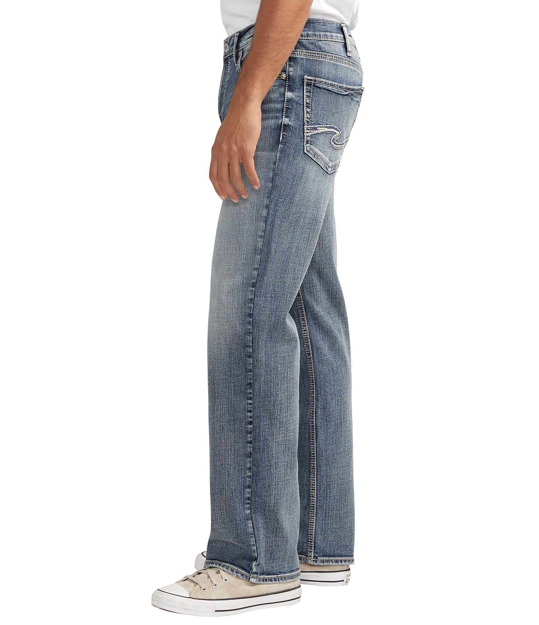 Silver Jeans Co. Zac Relaxed Straight Leg Jeans