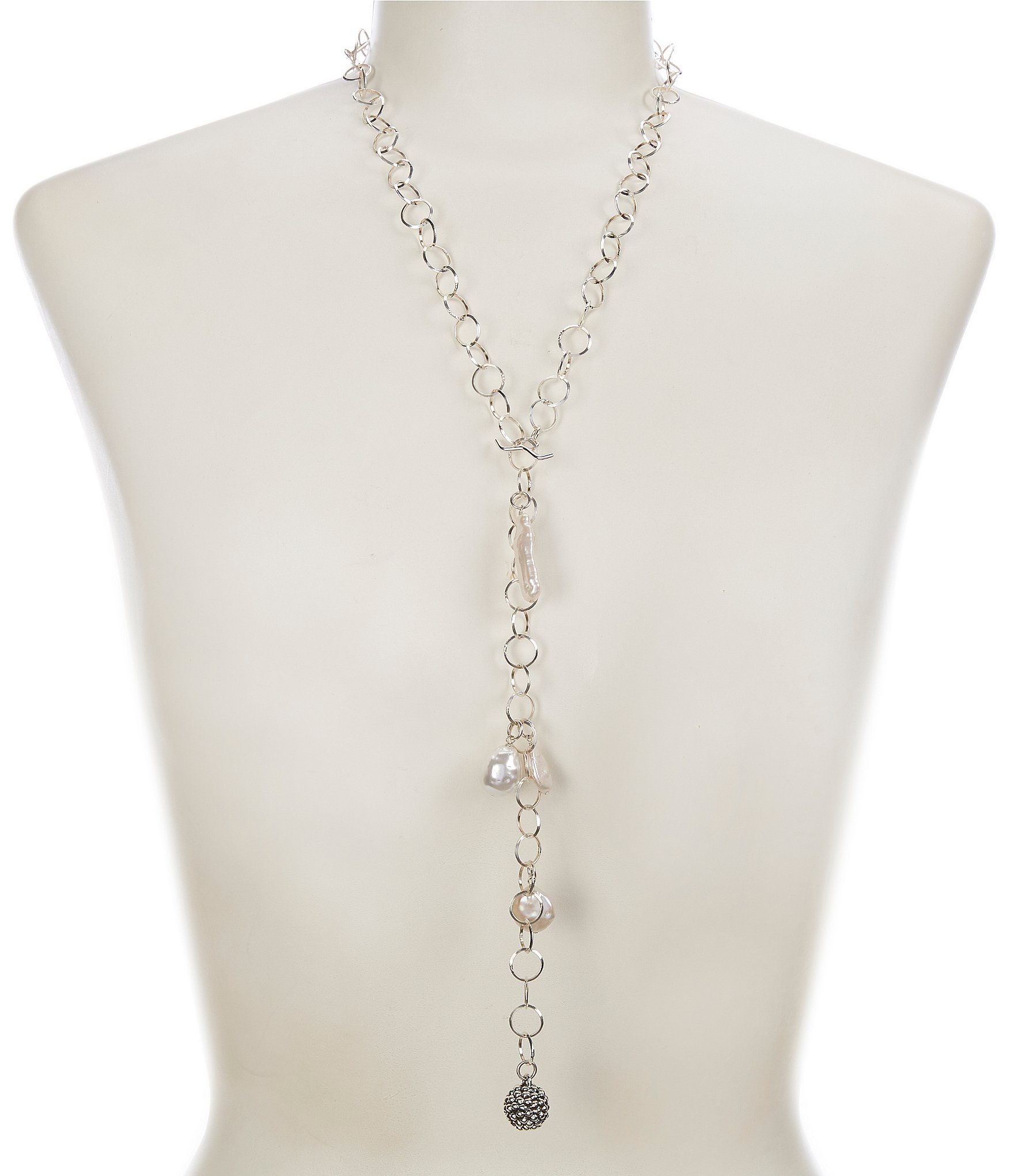 Simon Sebbag Freshwater Pearl Y Necklace | Dillard's